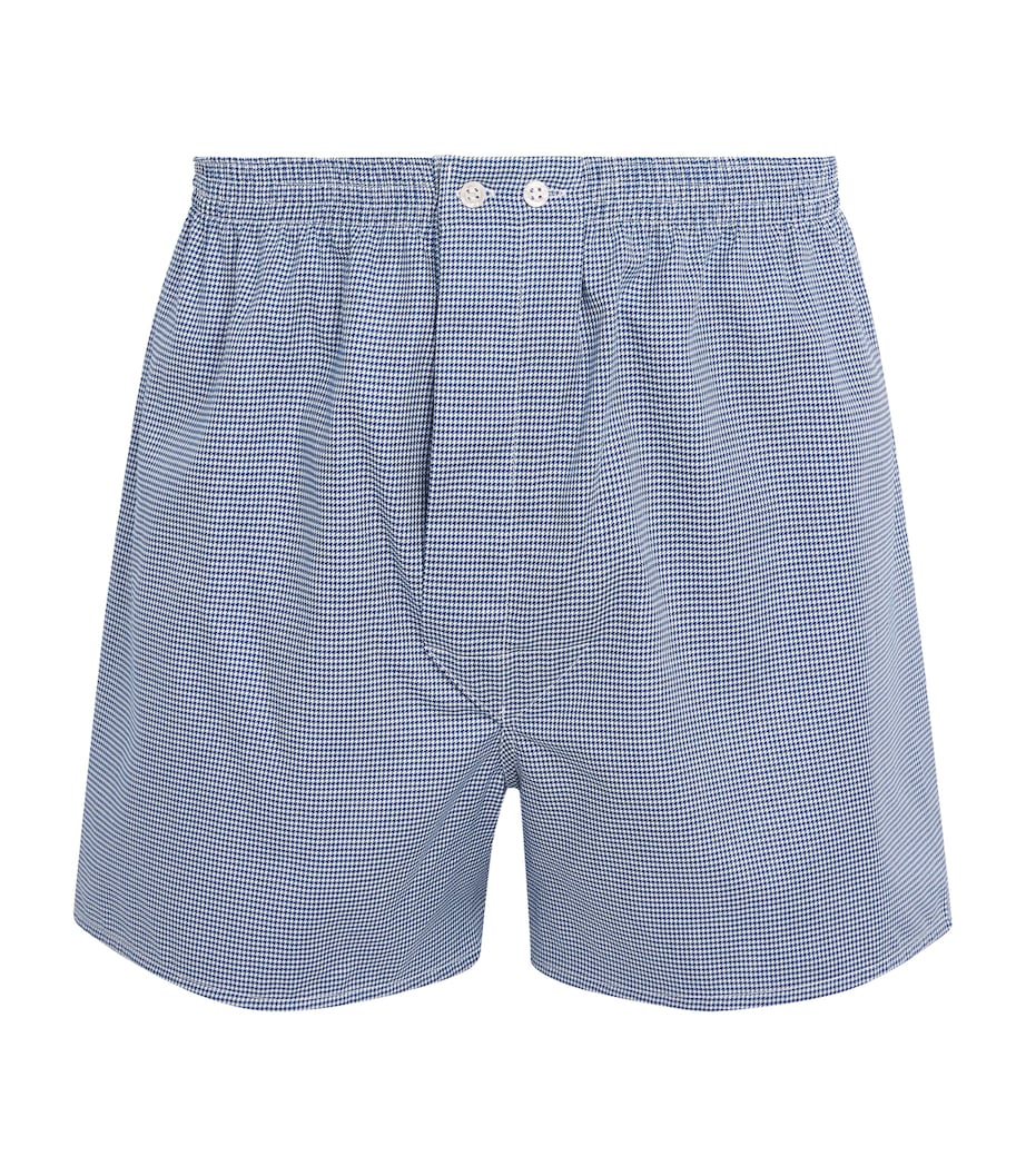 Cotton Traditional Boxers NAVY Image 1