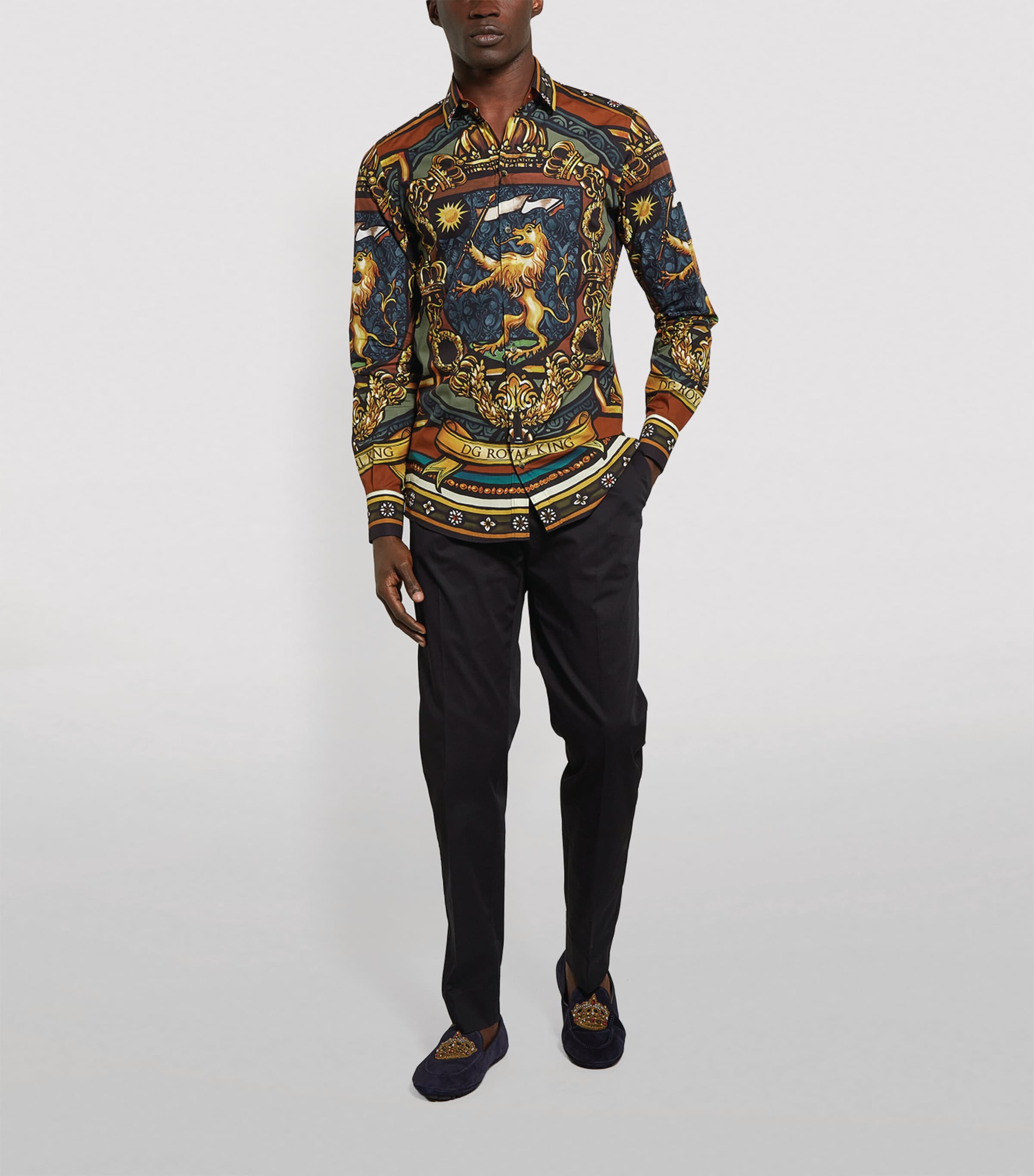 Tailored Trousers B0665-VERY DARK BLUE Image 2