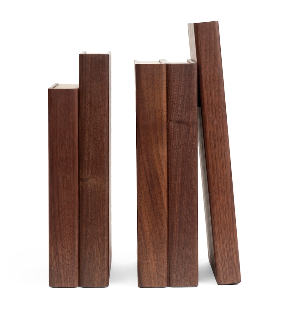 Library Bookends (Set of 2) BROWN Image 2