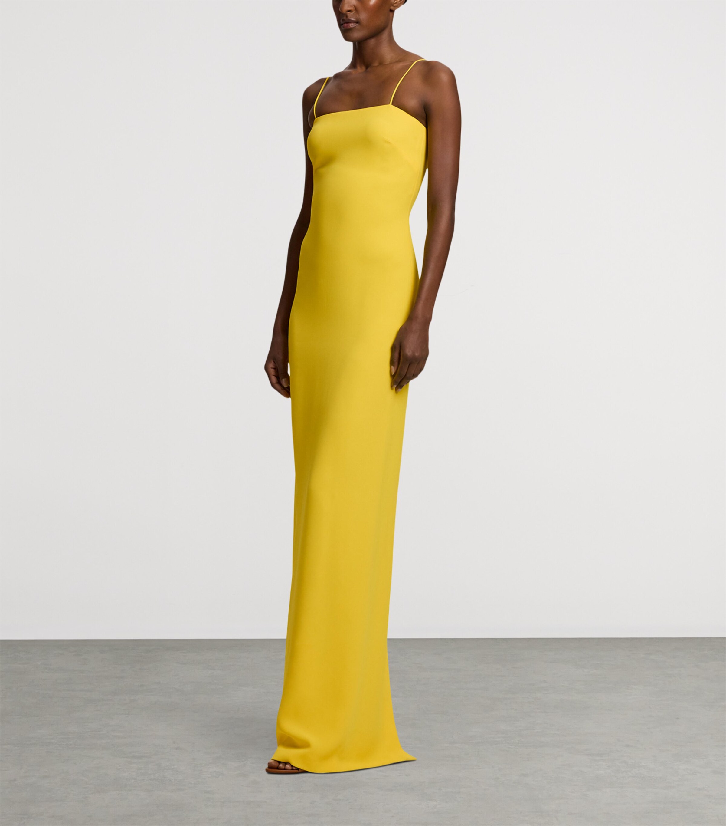 Silk Demetrius Maxi Dress YELLOW Image 8
