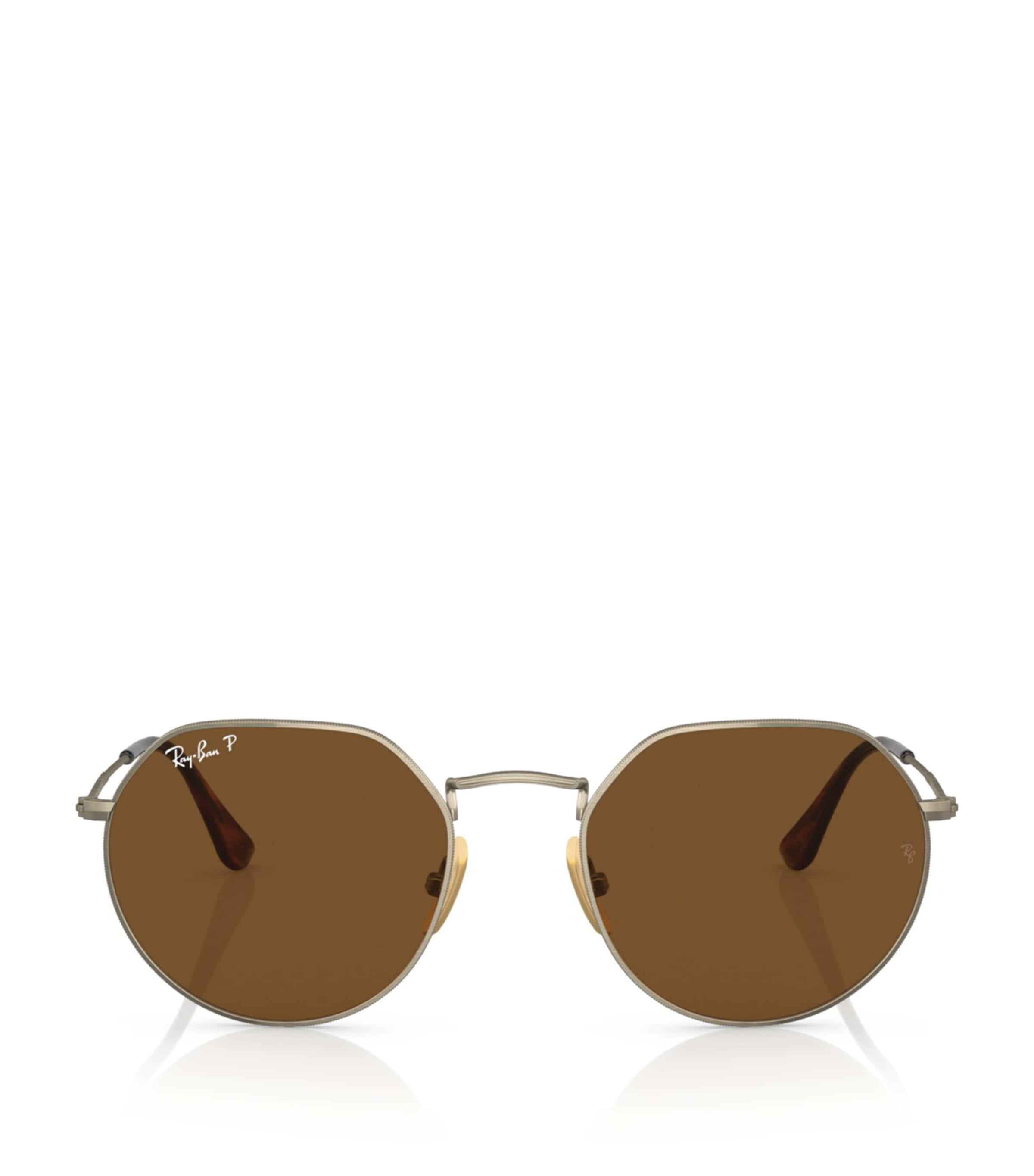 Ray Ban Rb8165 Jack Sunglasses In Gold