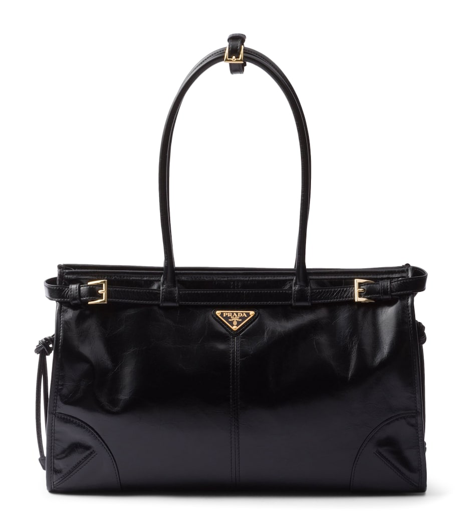 Large Leather Bonnie Top-Handle Bag F0002 Image 1