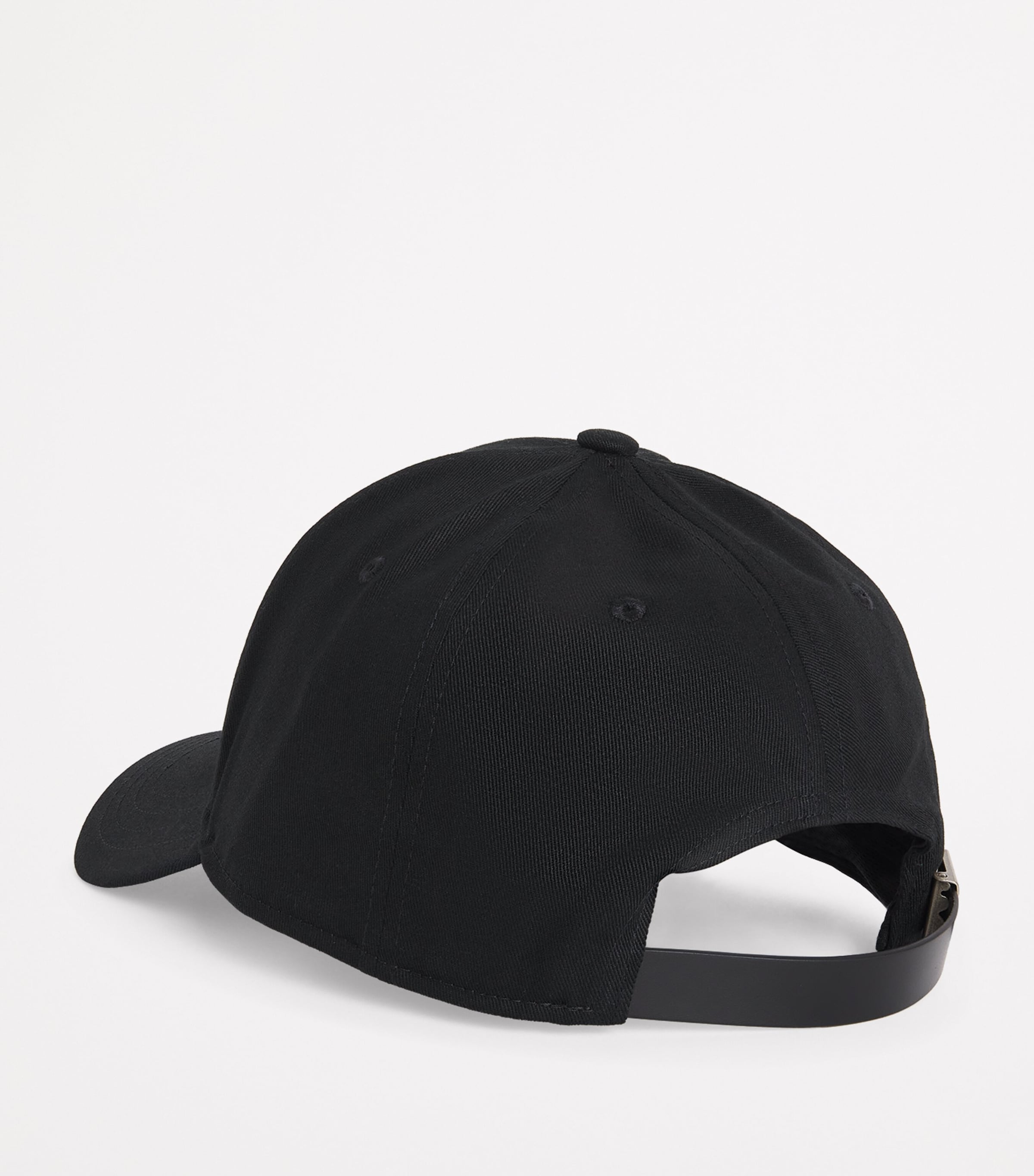 Cotton Logo Baseball Cap BLK/NICKEL LOGO-282 Image 3