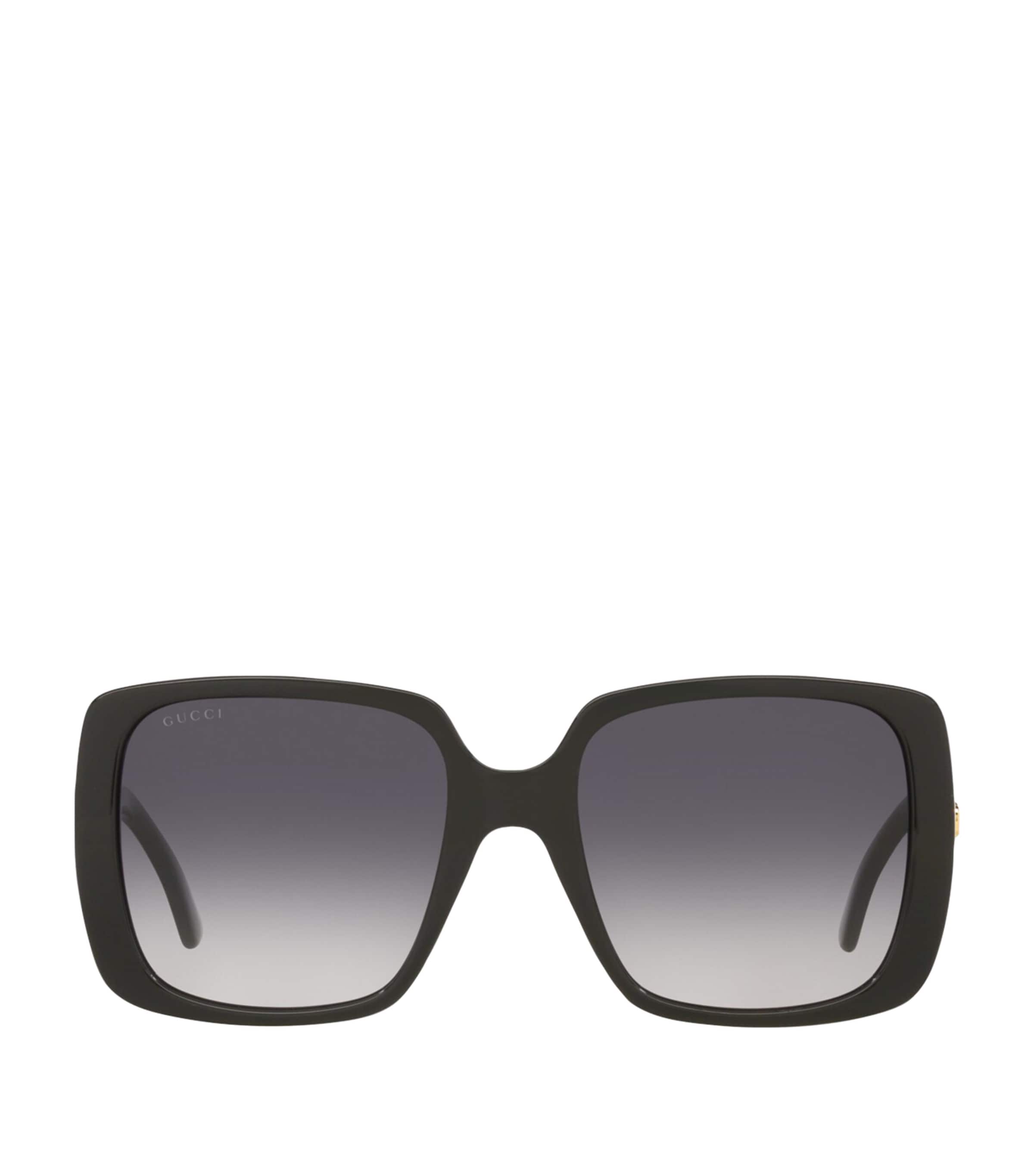 Gucci Oversized Square Sunglasses In Black