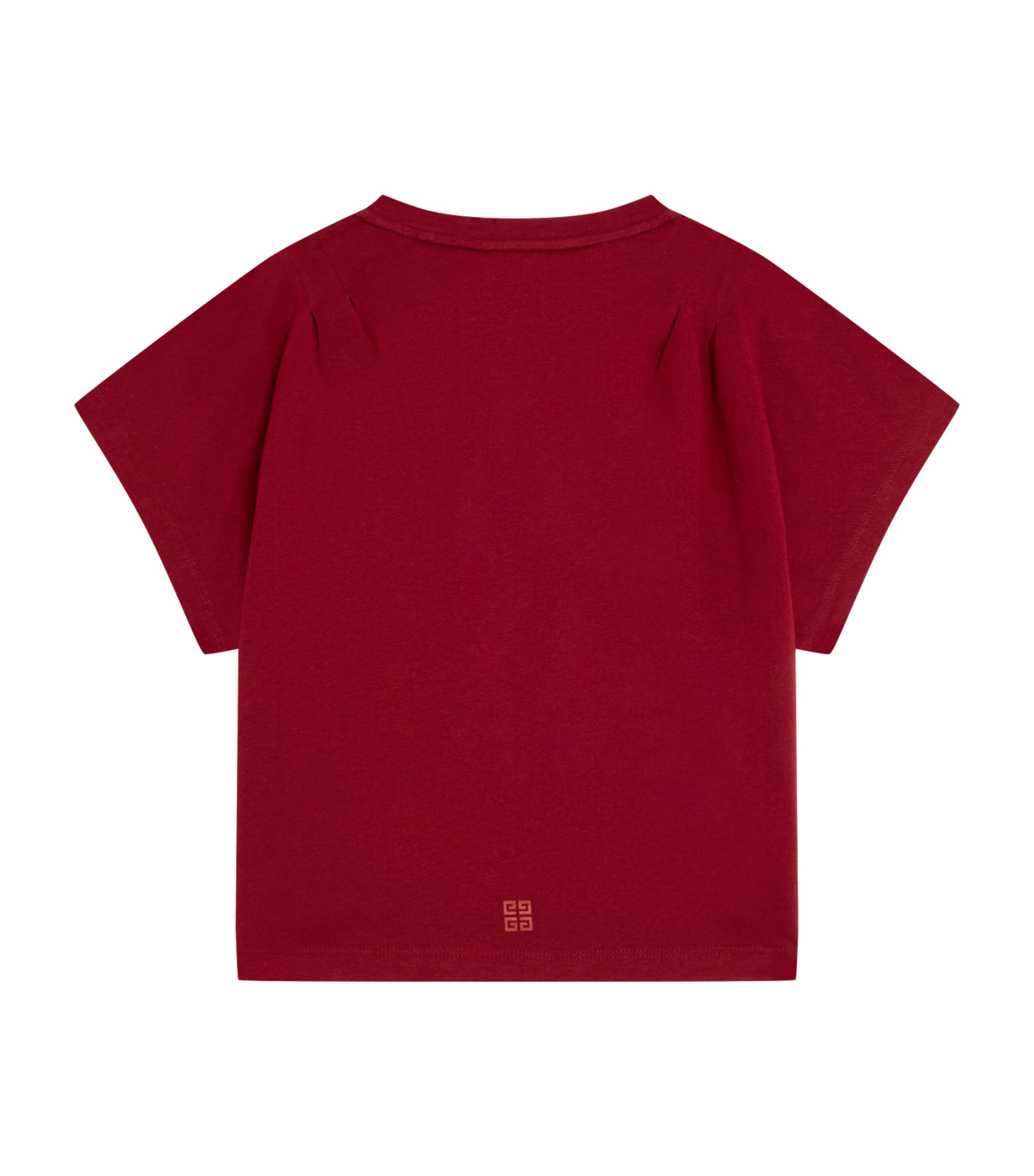 Cotton Logo T-Shirt (4-12+ Years) CRIMSON Image 3