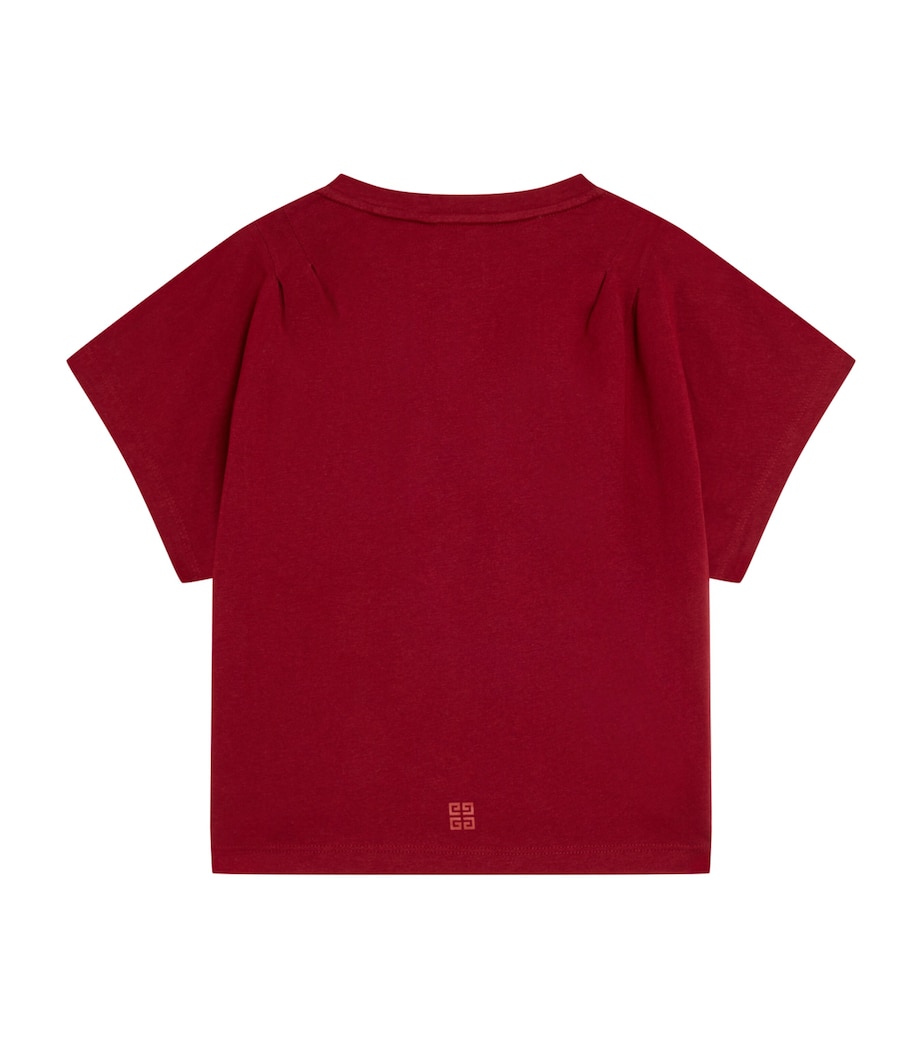 Cotton Logo T-Shirt (4-12+ Years) CRIMSON Image 3