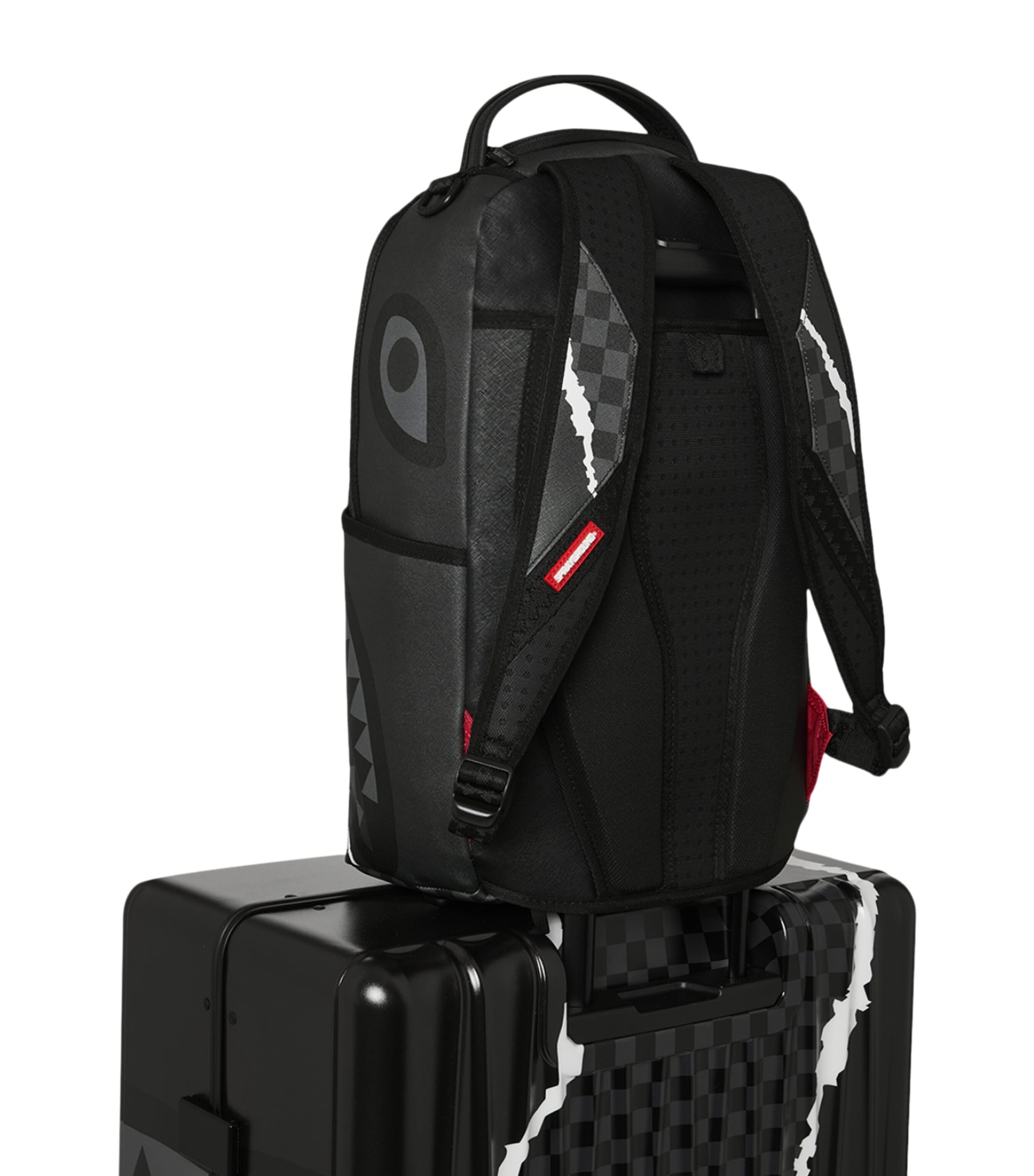 Sprayground Centre Rip Revealing Grey Check-In Suitcase (75cm) Grey Image 6