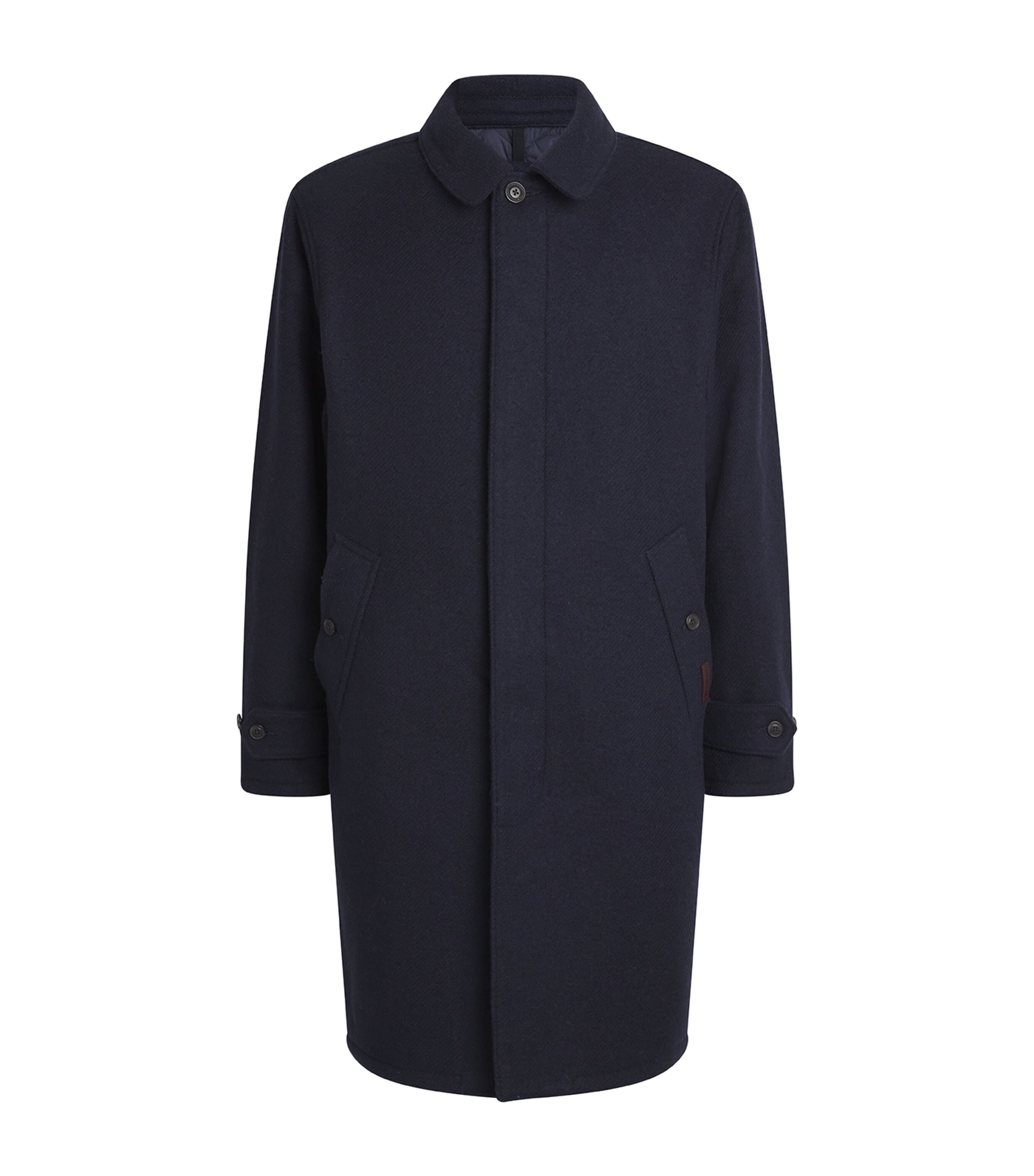 Polo Ralph Lauren Wool Langdon Overcoat In Blue