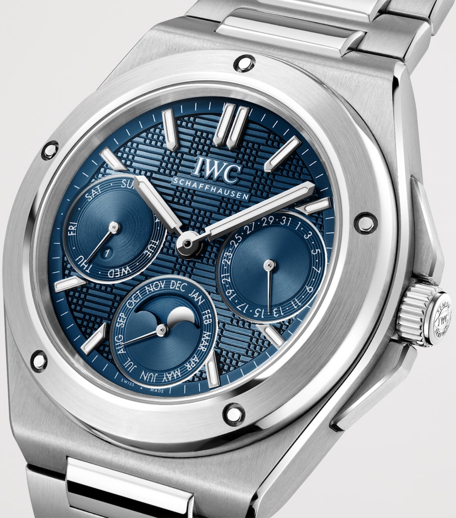 Stainless Steel Ingenieur Automatic Perpetual Calendar Watch 41.6mm BLUE Image 2