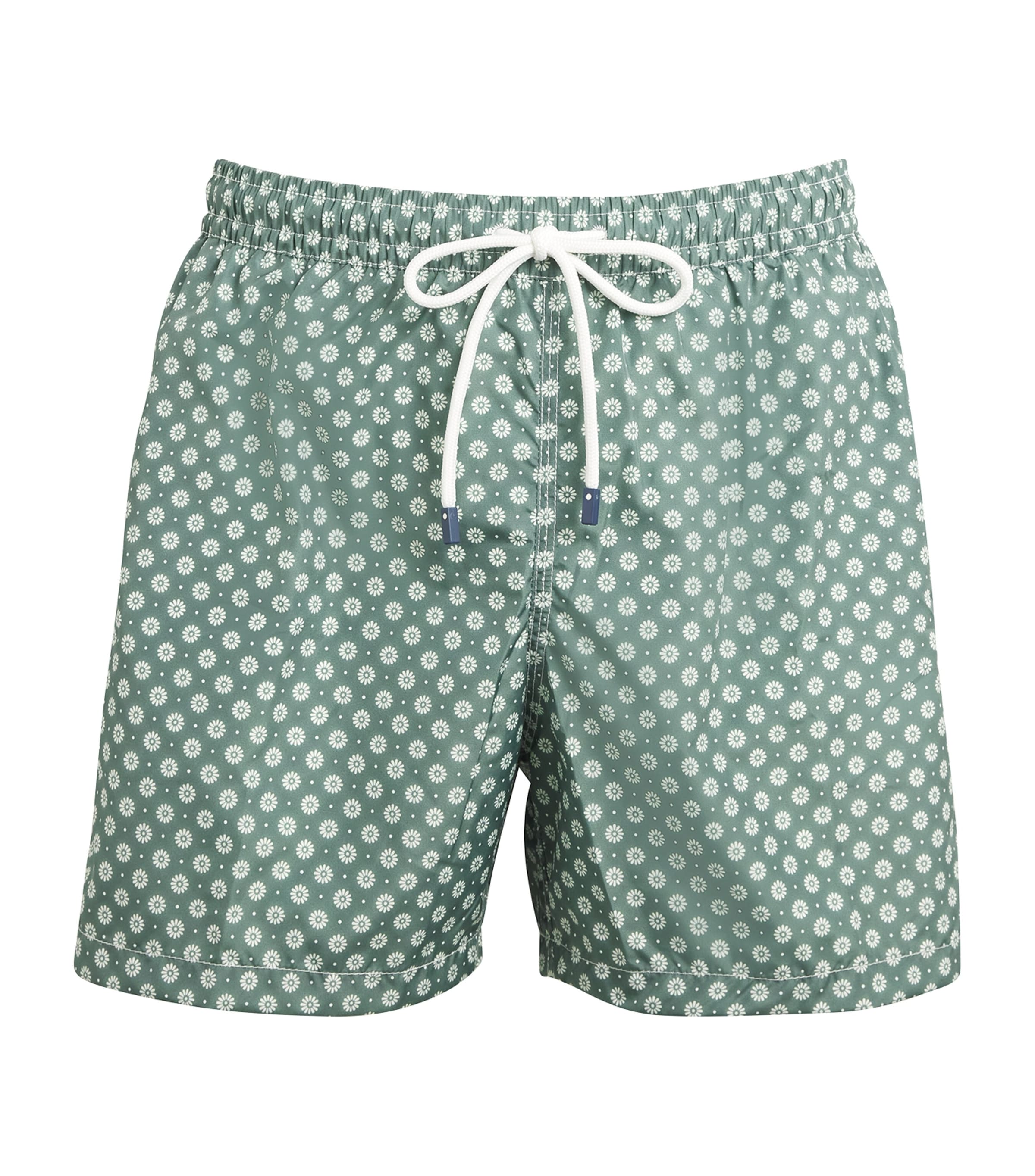 Fedeli Printed Madeira Swim Shorts