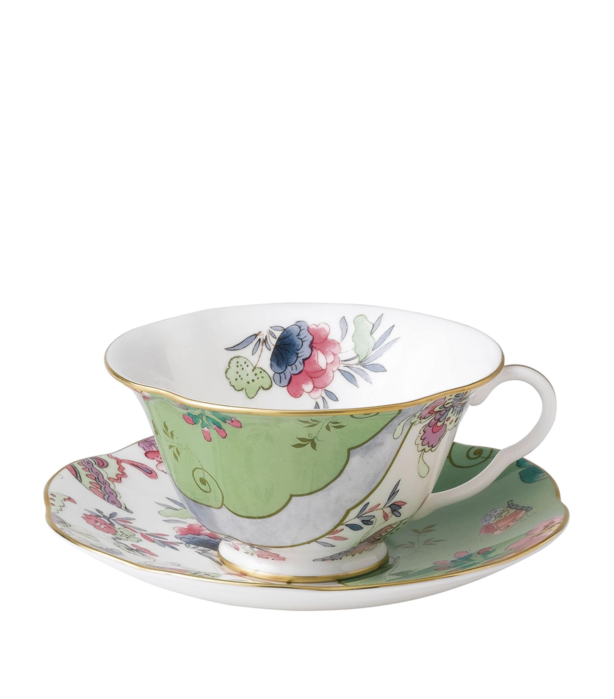 Wedgwood Butterfly Bloom Teacup And Saucer | Dining | Tableware | Tea Cups & Saucers | Designers | Wedgwood