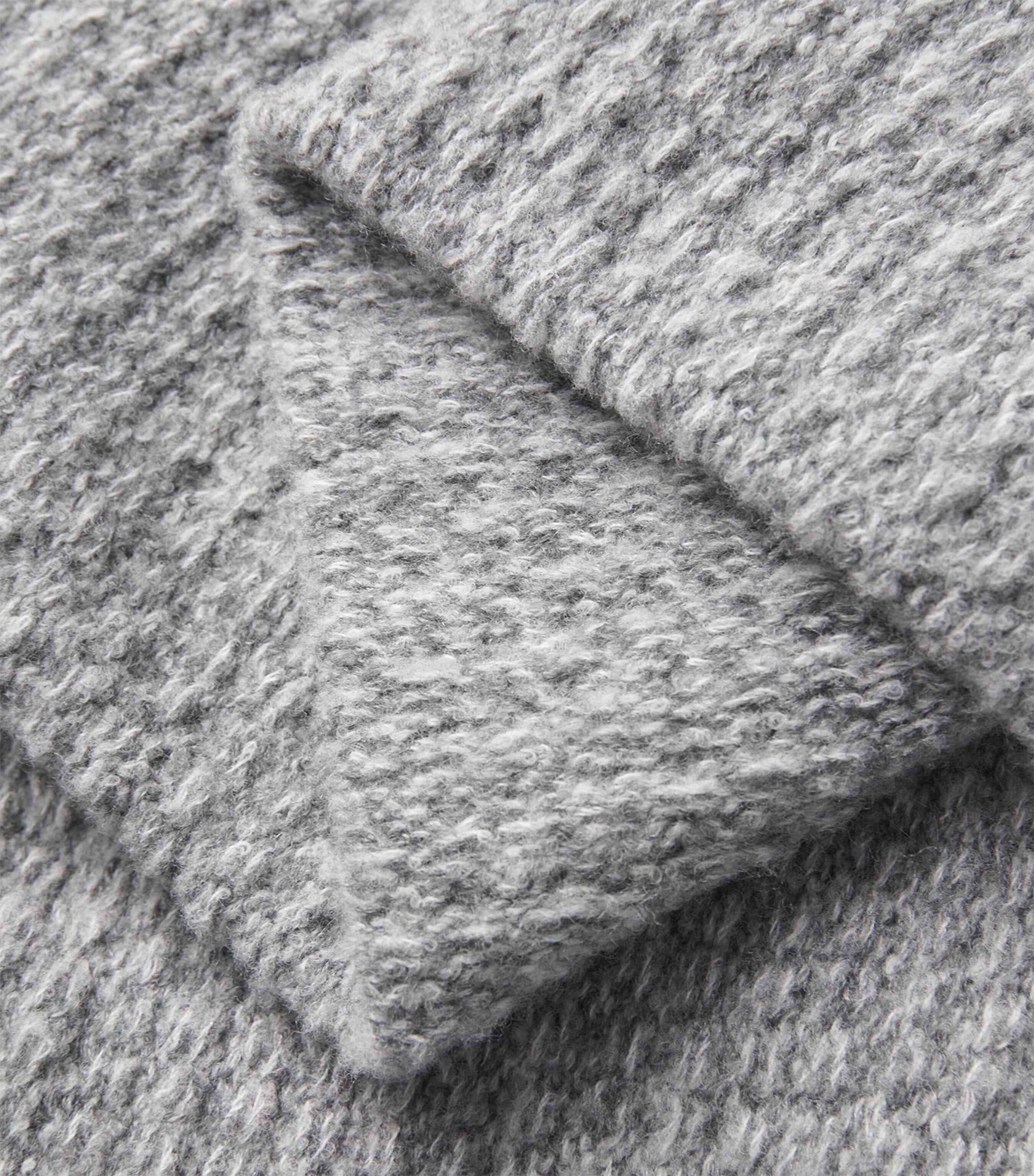 x Aaron Levine Wool-Blend Camden Sweater GREY MARL Image 5