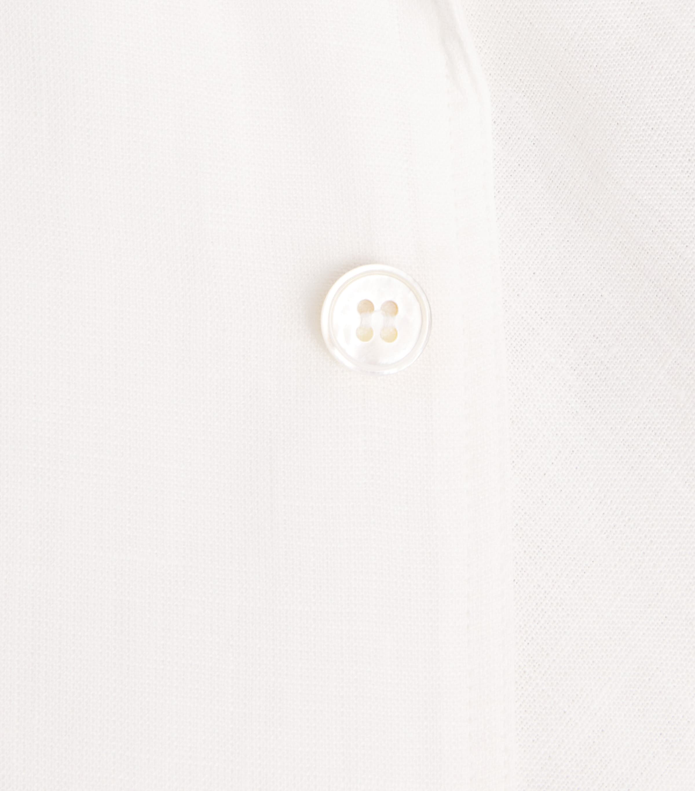 Studio Nicholson Mens Linen Relaxed Shirt Milk Image 6