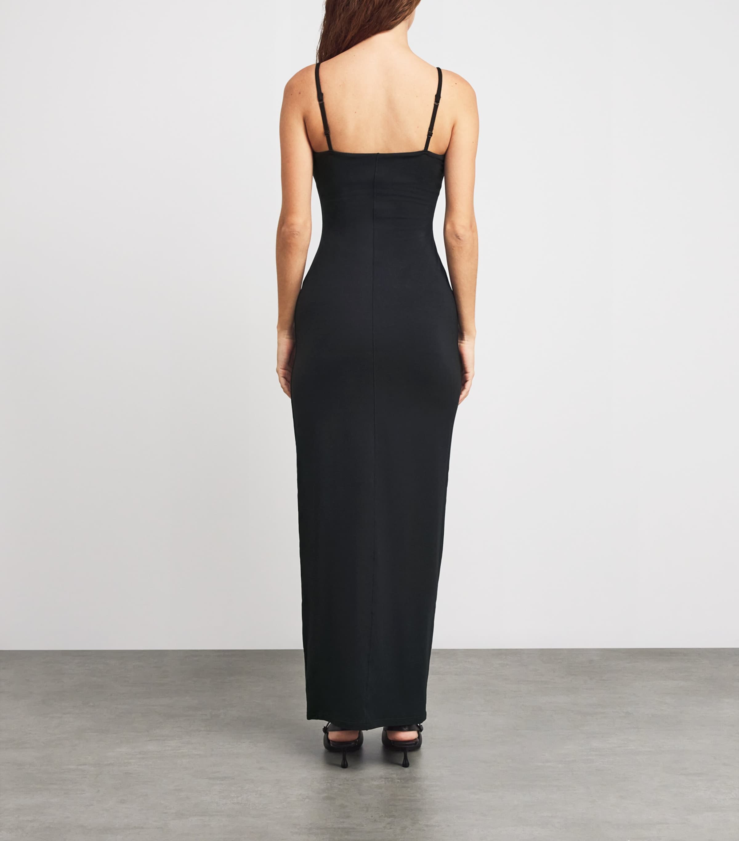 Smooth Lounge Scoop-Neck Maxi Dress OBSIDIAN Image 3