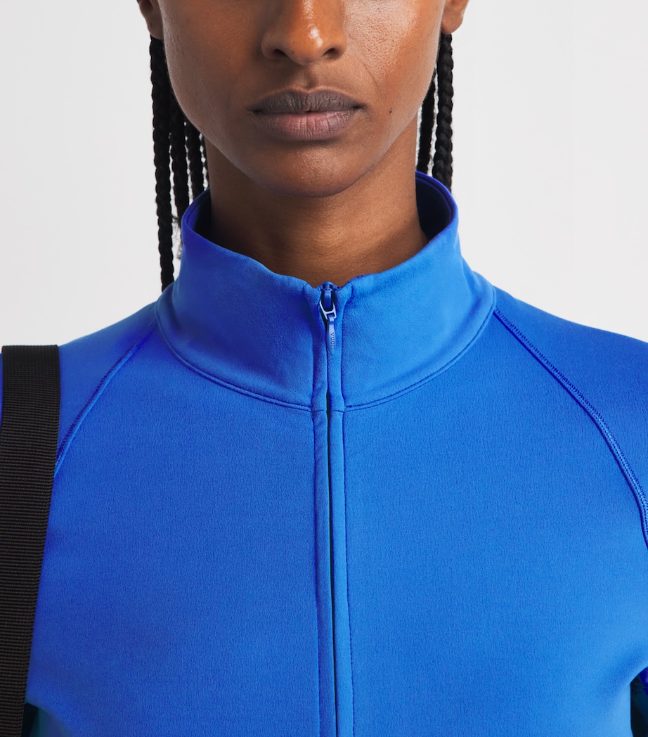 VUORI Womens AllTheFeels Zip-Up Top Electric Blue Image 3