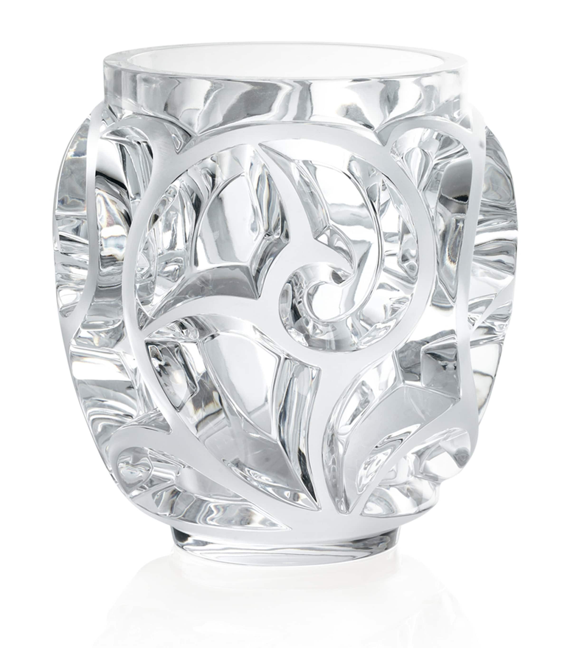 Lalique Crystal Tourbillons Vase (21cm) | Home Accessories | Vases | Designers | Lalique