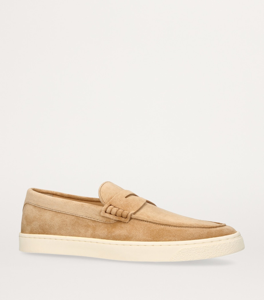 Suede Hybrid Loafers CAMEL Image 3