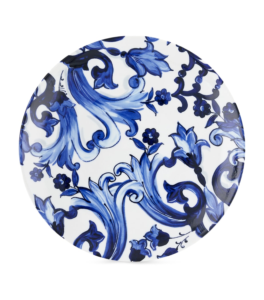 Dolce&Gabbana Casa Blu Mediterraneo Decorative Plate (31cm) Fiore Pic Blu Image 1