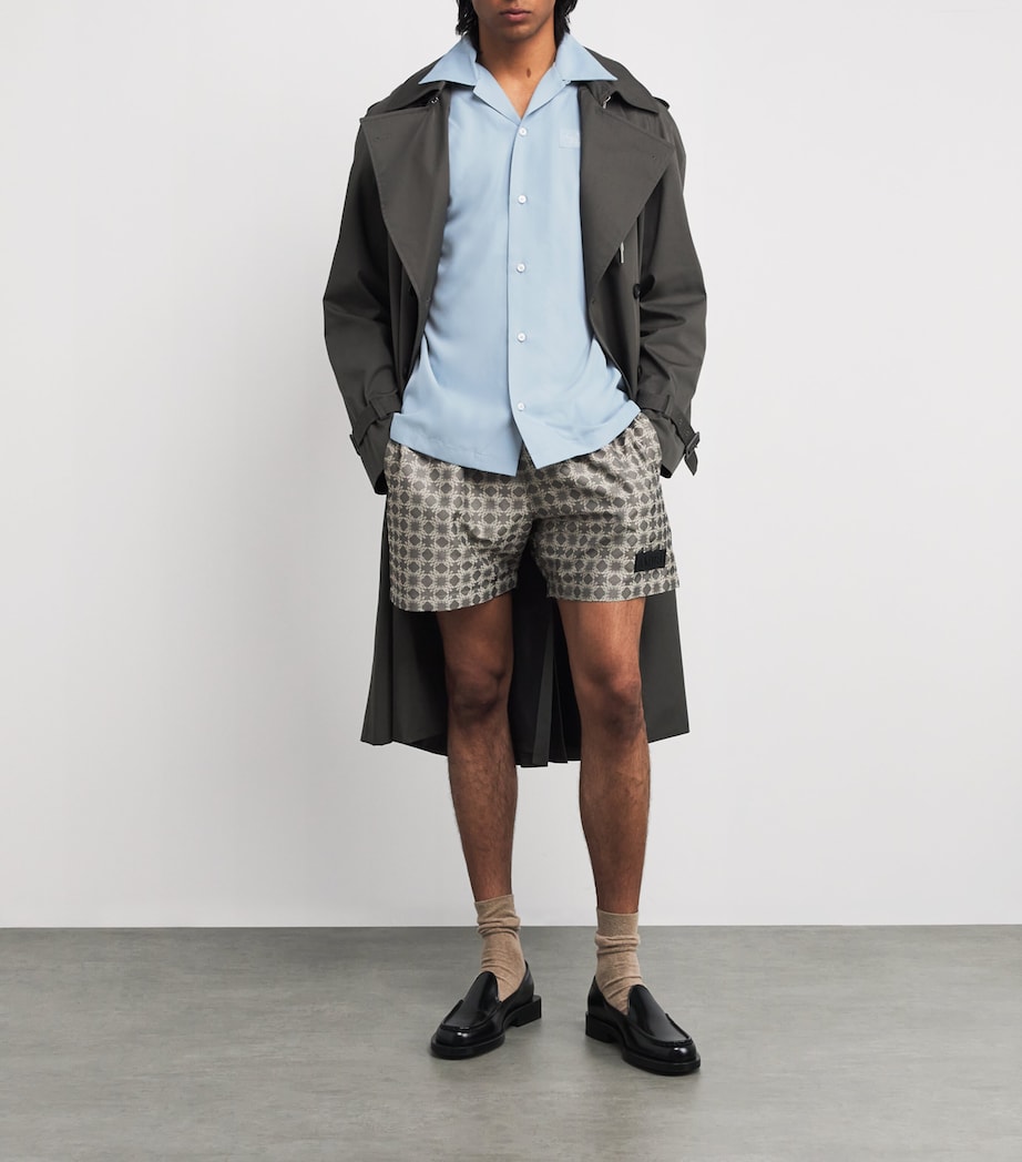 Cotton Spirit Bowling Shirt ASHLEY BLUE Image 2