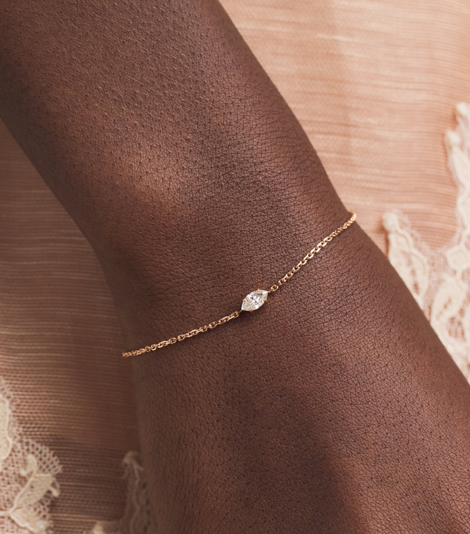 Anita Ko Rose Gold and Diamond Chain Bracelet Rose Gold Image 2