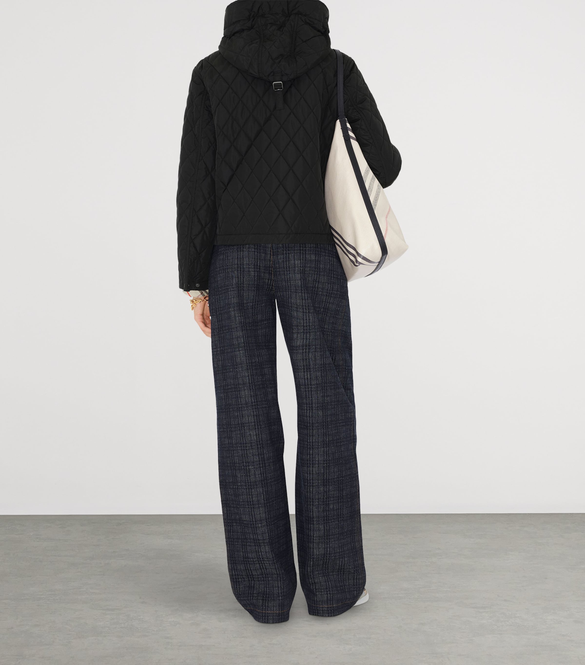 Burberry Womens Hooded Field Jacket Black Image 5