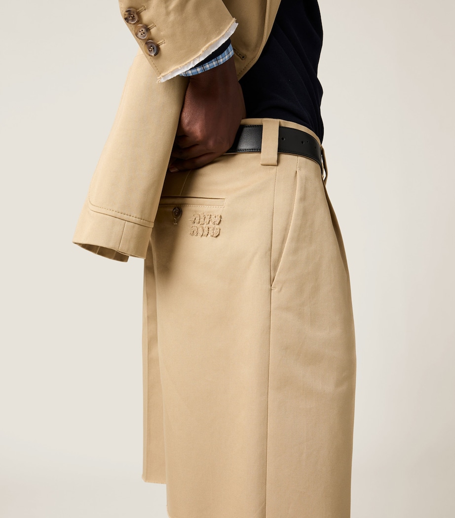 Cotton Bermuda Shorts F0065 Image 5