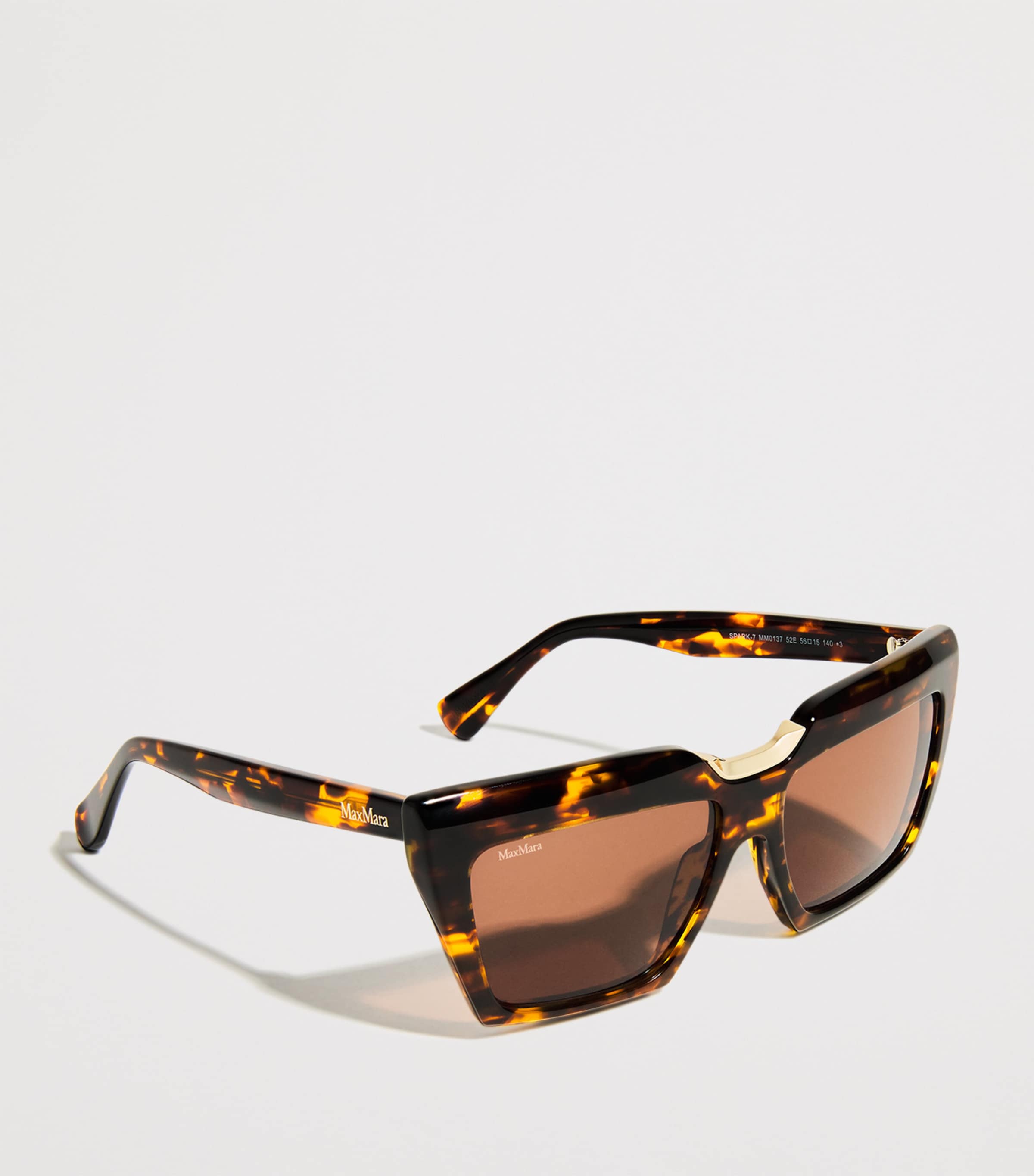 Acetate Cat-Eye SPARK7 Sunglasses TAWNY BRONZE BROW Image 2