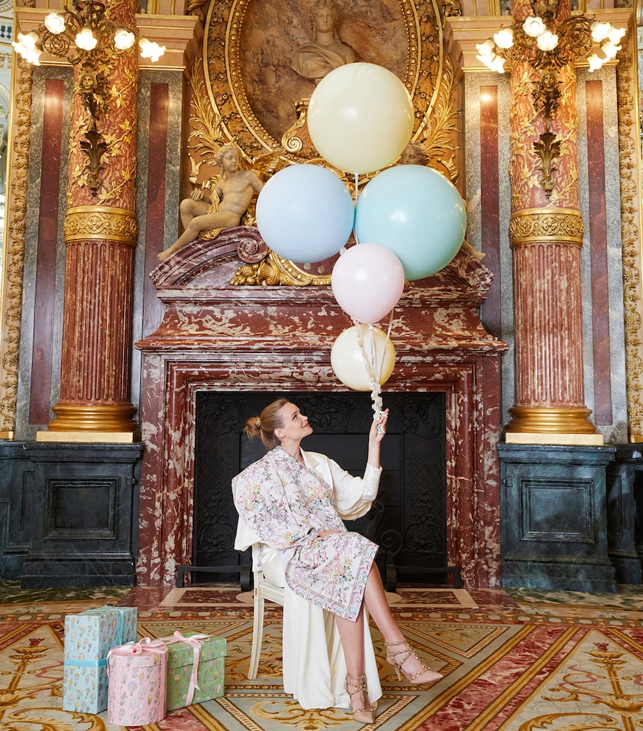 Cotton Marie Antoinette Swaddle MULTI Image 3