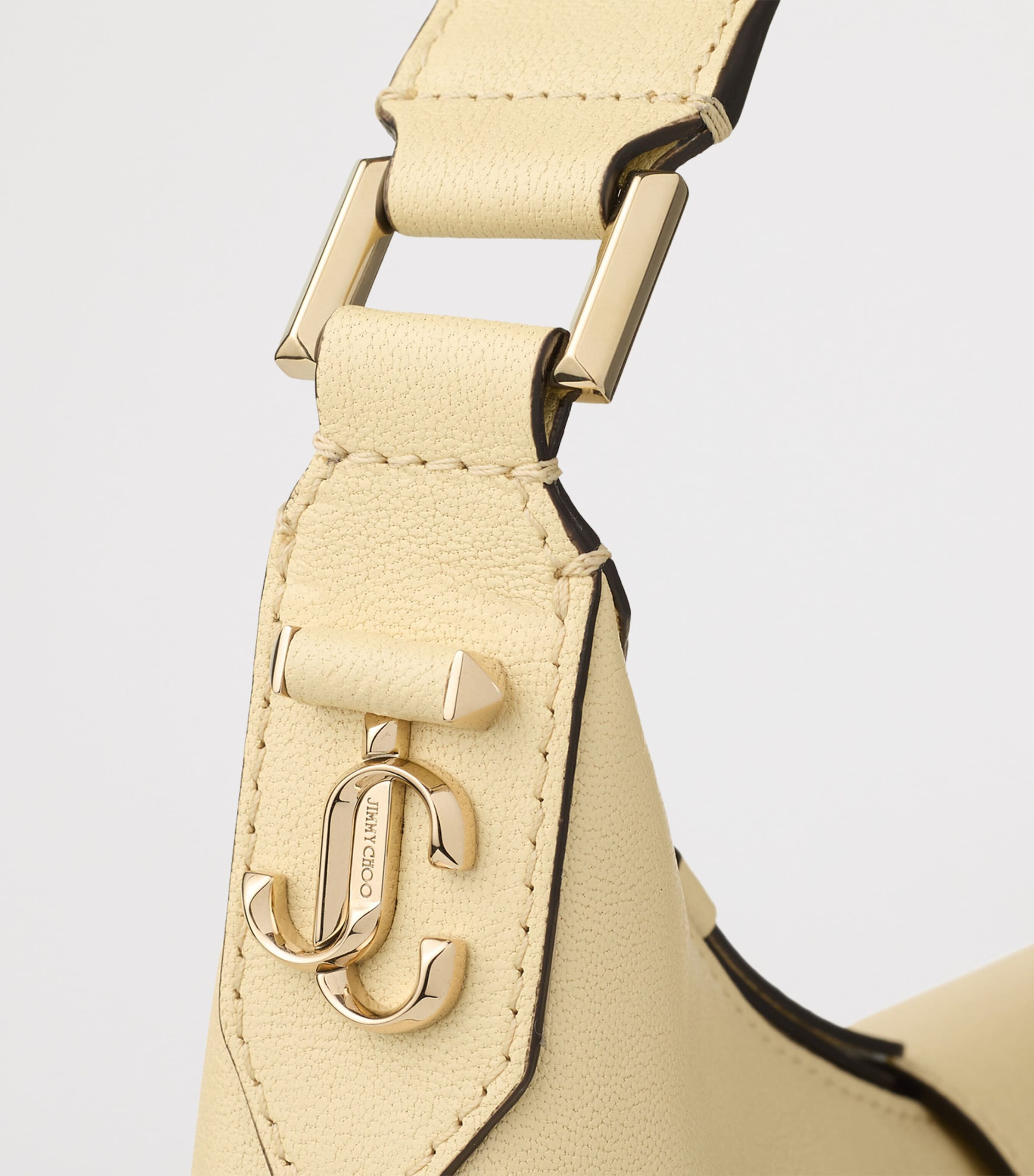 Jimmy Choo Beige Small Bar Leather Shoulder Bag | Harrods US