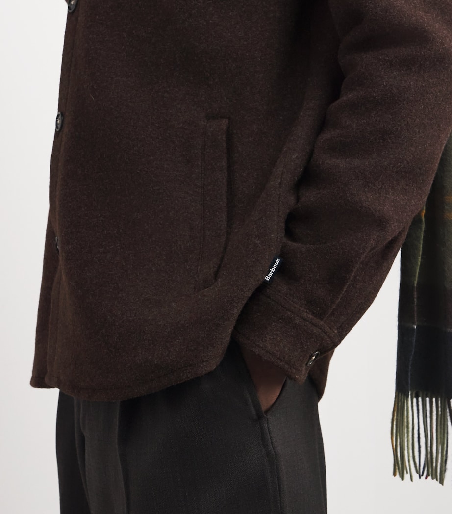 Tailored Marlow Overshirt DARK OAK Image 6