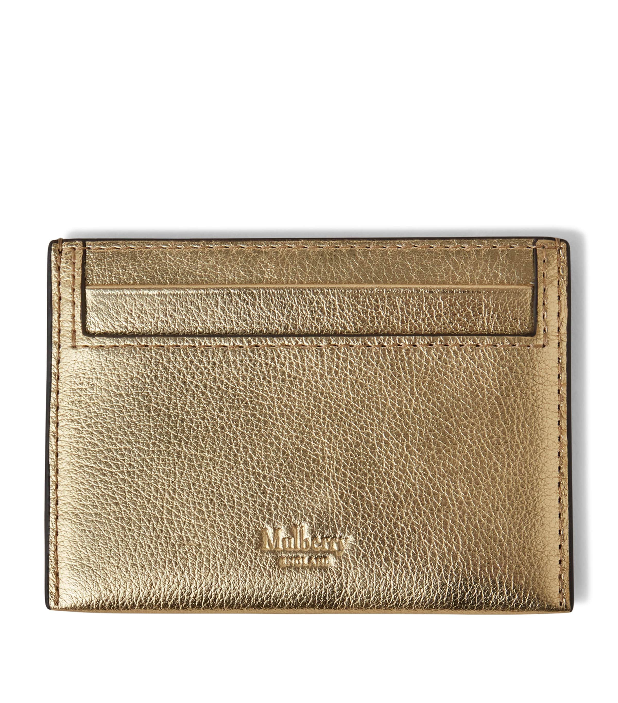 MULBERRY LEATHER LOGO CARD HOLDER 