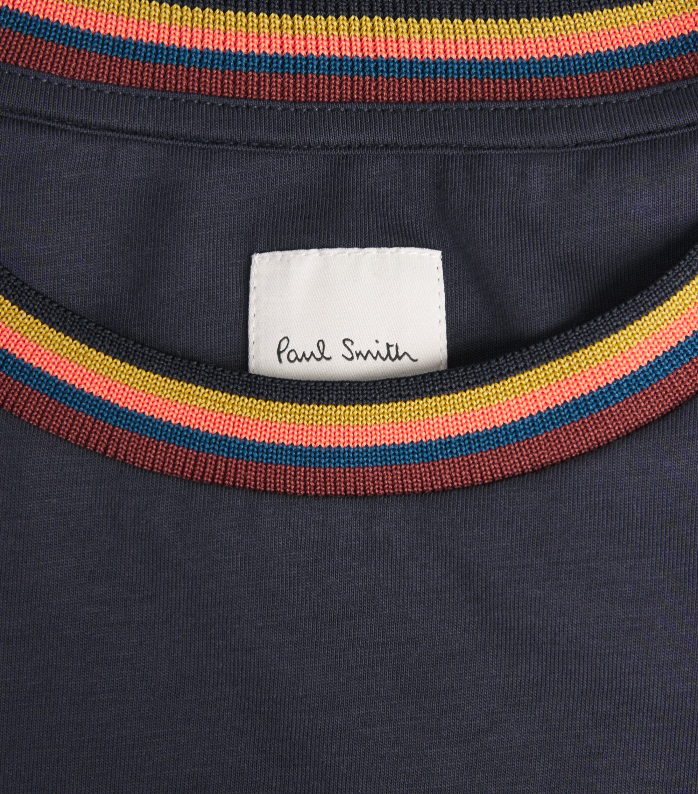 Paul Smith Mens Cotton Artistic Trim T-Shirt Image 6