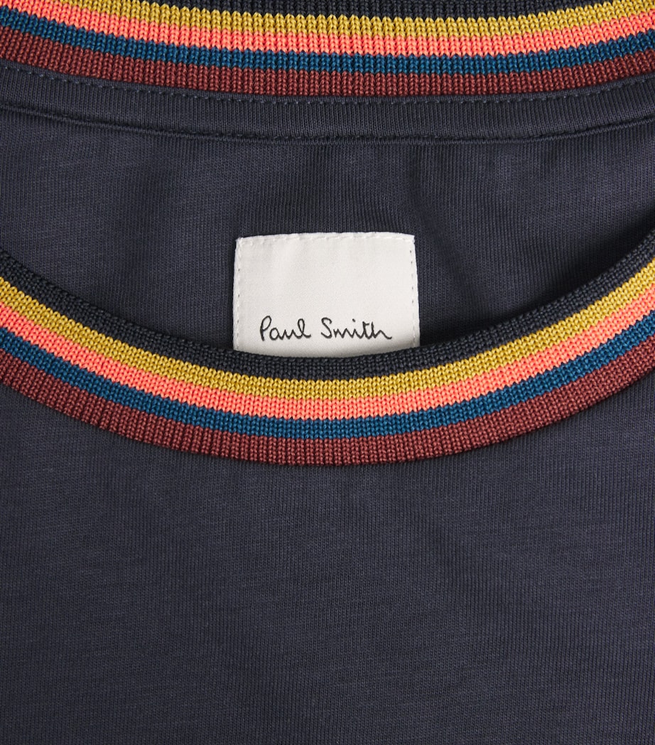 Paul Smith Mens Cotton Artistic Trim T-Shirt Image 6