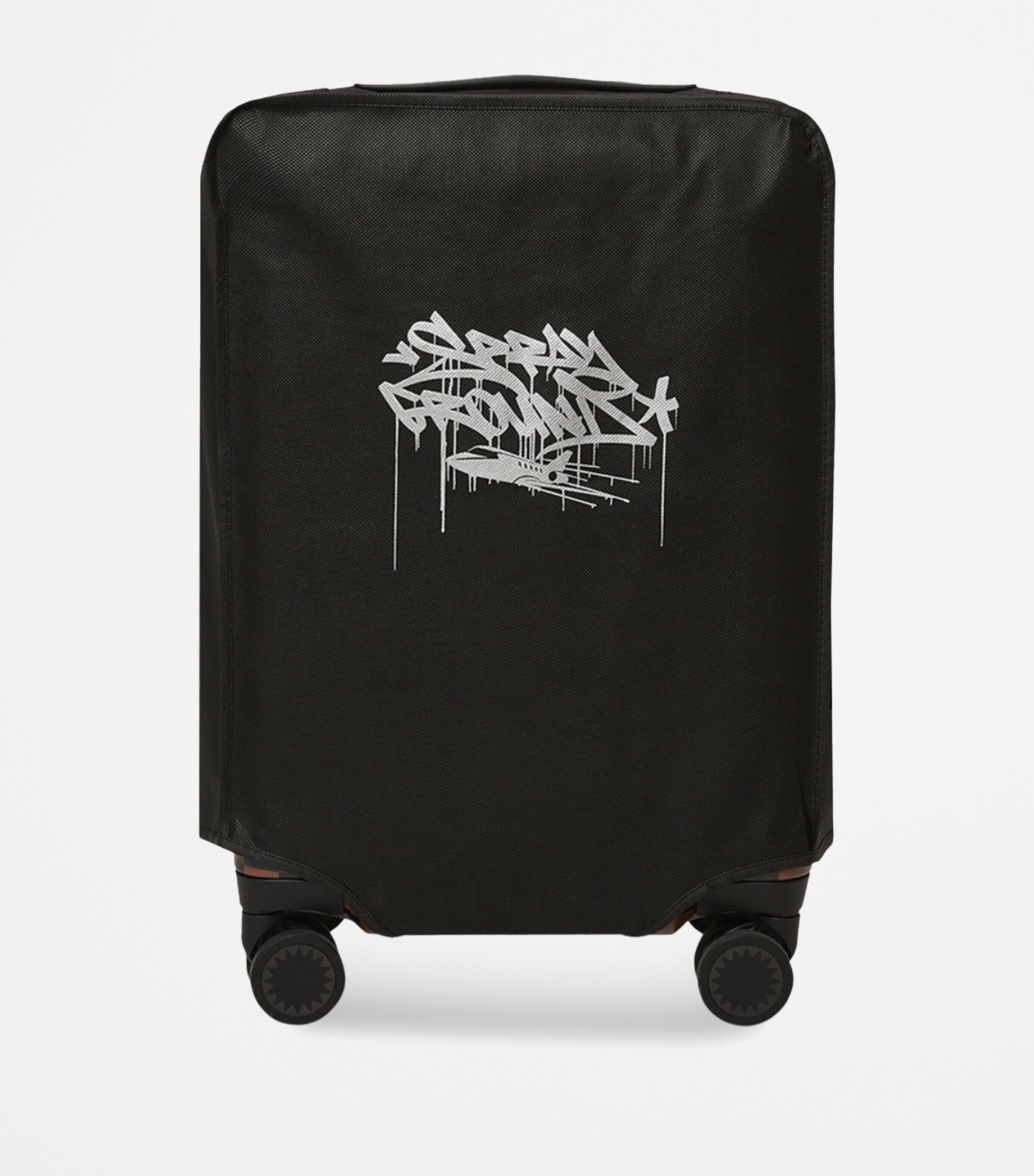 Sprayground Peeking Character Check Cabin Suitcase (42L) Brown Image 9