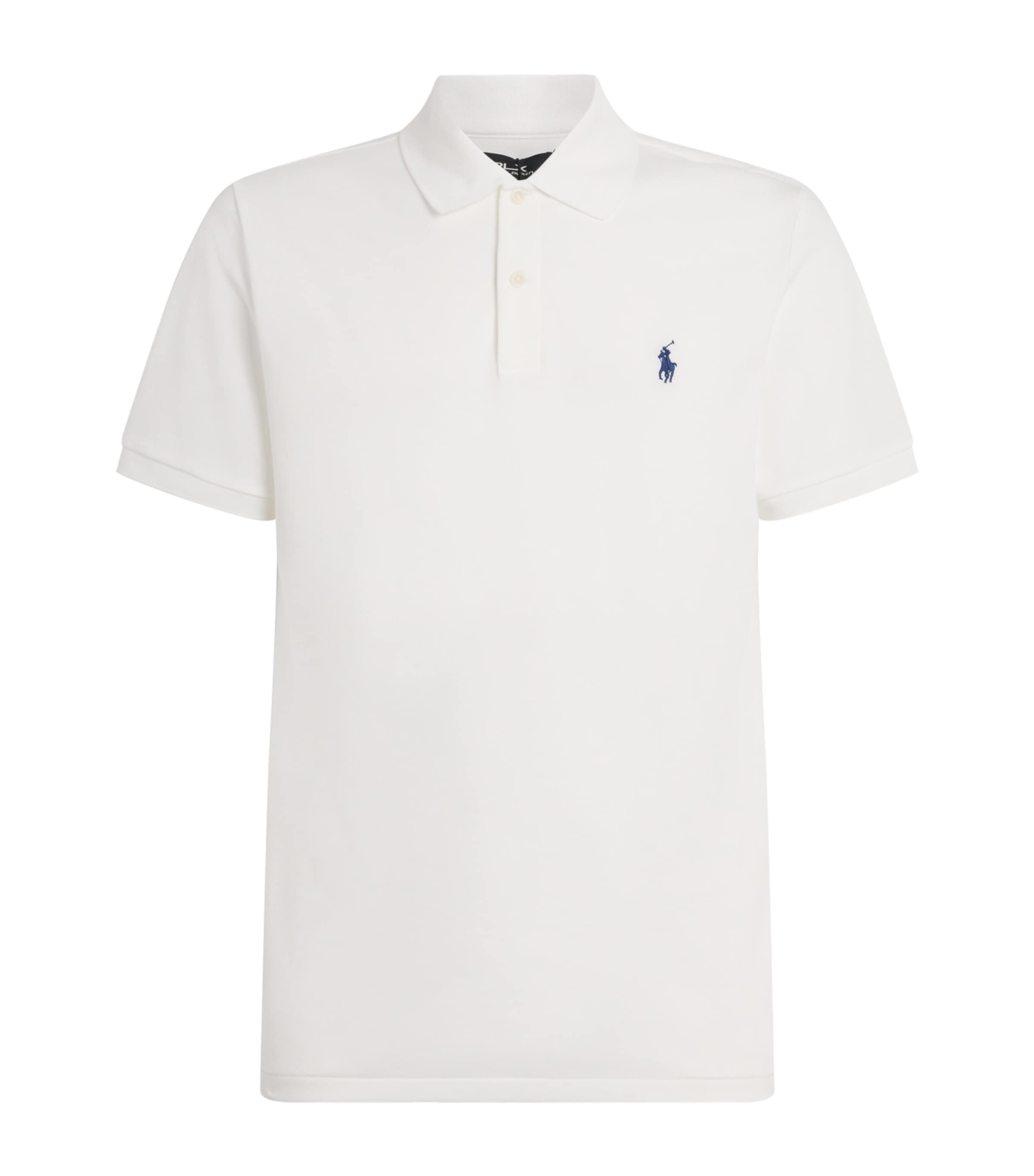 Polo Ralph Lauren Stretch-cotton Performance Tailored Polo Shirt In White