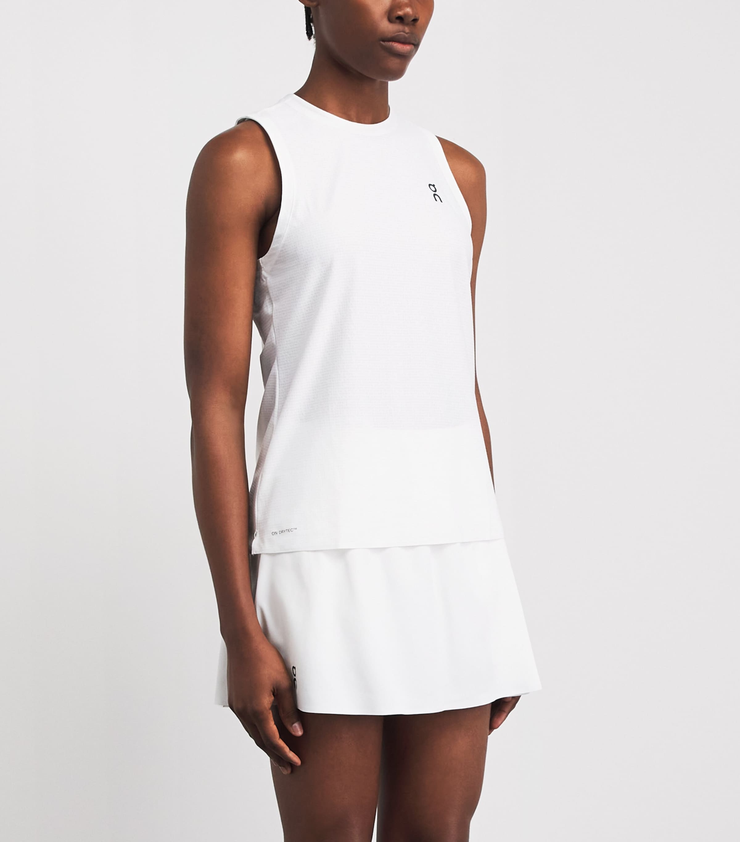 On Womens Court Tank Top White Image 4