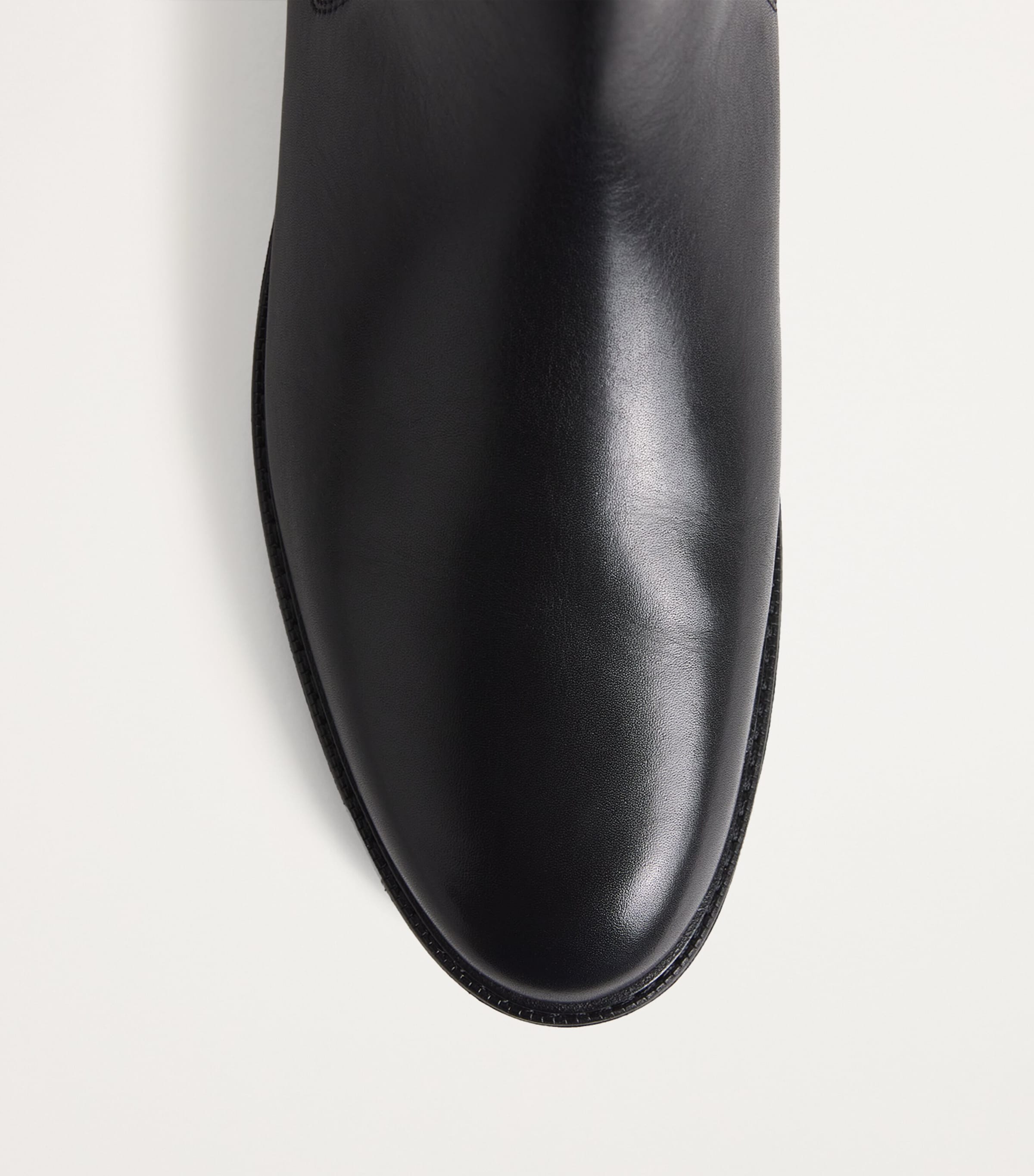 Polo Ralph Lauren Leather Asher Chelsea Boots Black Image 4