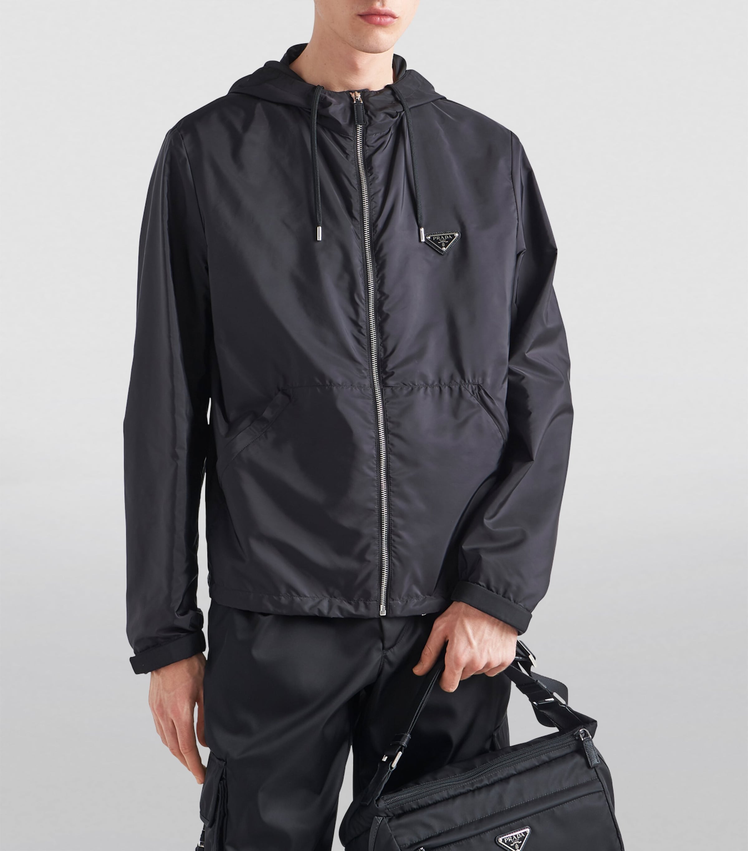 Re-Nylon Hooded Jacket F0002 Image 3