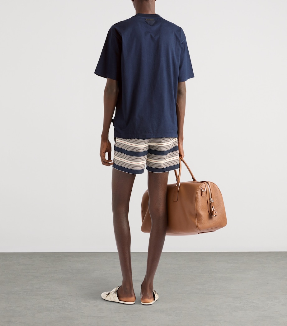 Prada Mens Cotton Conceptual Triangle T-Shirt Image 5