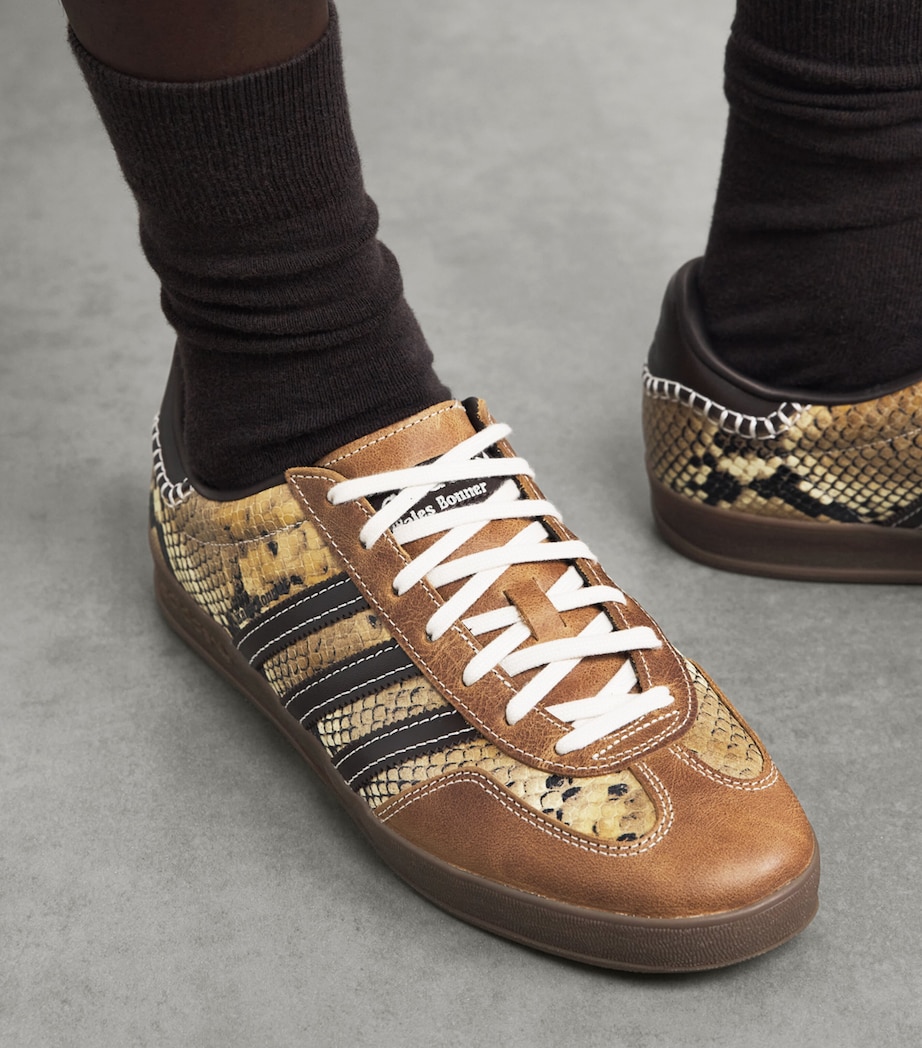adidas Multi x Wales Bonner Snake Gazelle Sneakers | Harrods US adidas Multi x Wales Bonner Snake Gazelle Sneakers | Harrods US