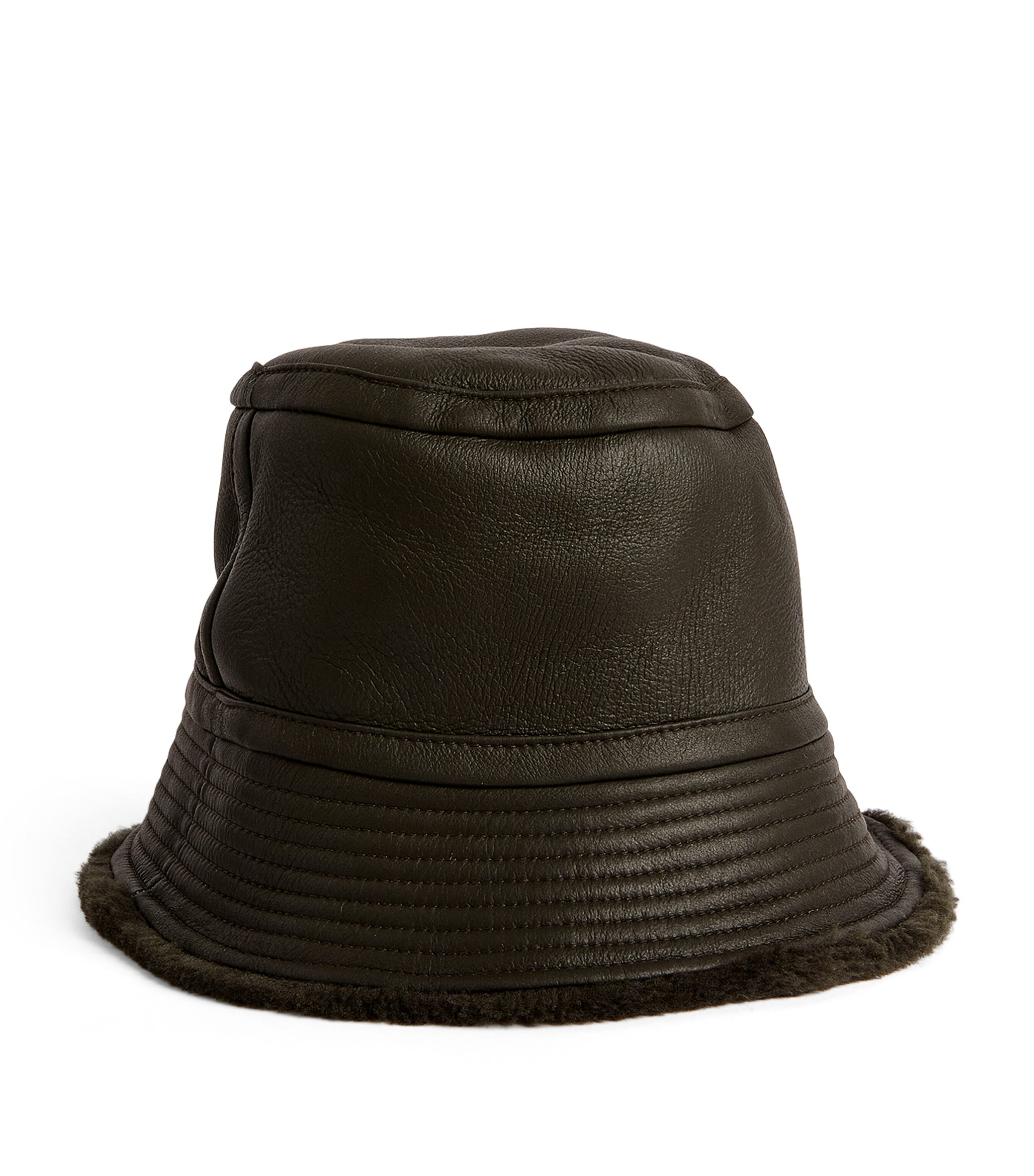 Yves Salomon Merino-Lambskin Bucket Hat Image 2