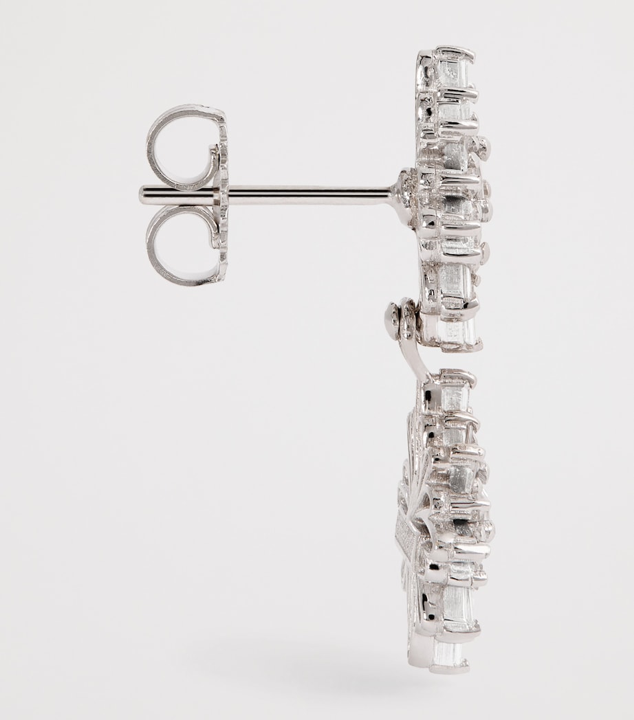 Suzanne Kalan White Gold and Diamond Doublet Earrings Wg/wd Image 4