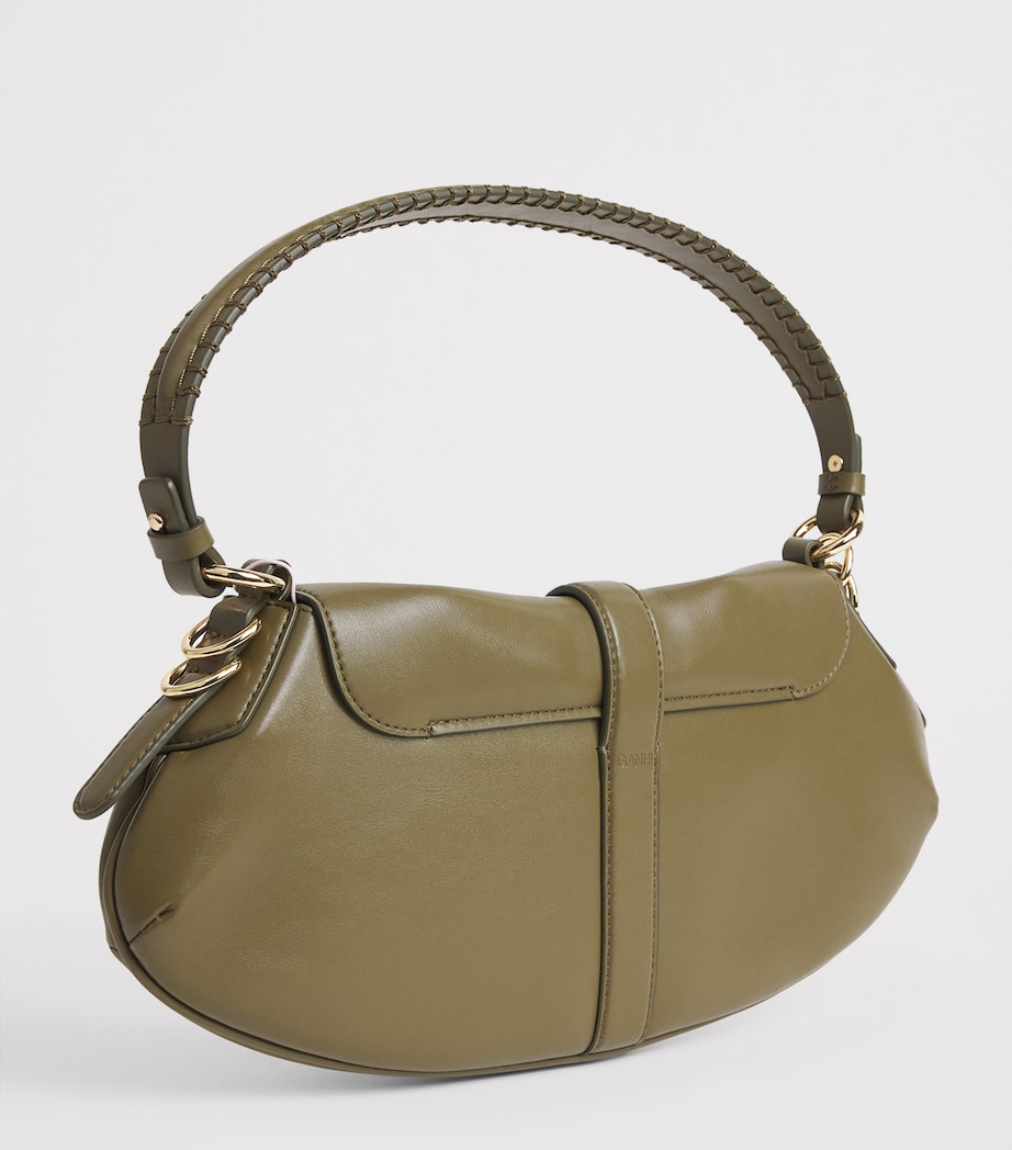 GANNI B-Kat Shoulder Bag Military Olive Image 3