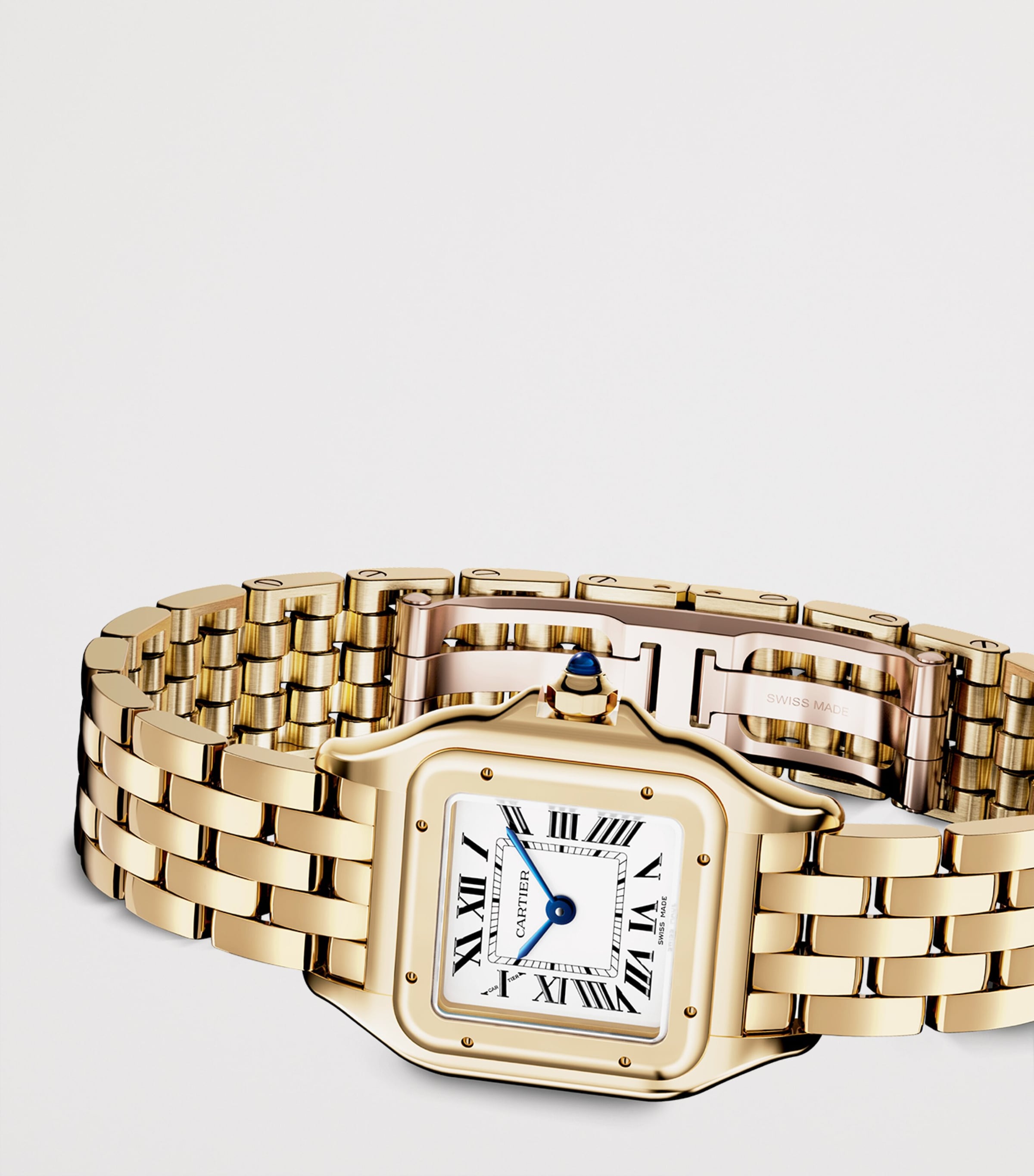Small Yellow Gold Panthère de Cartier Watch 23mm SILVERED Image 6