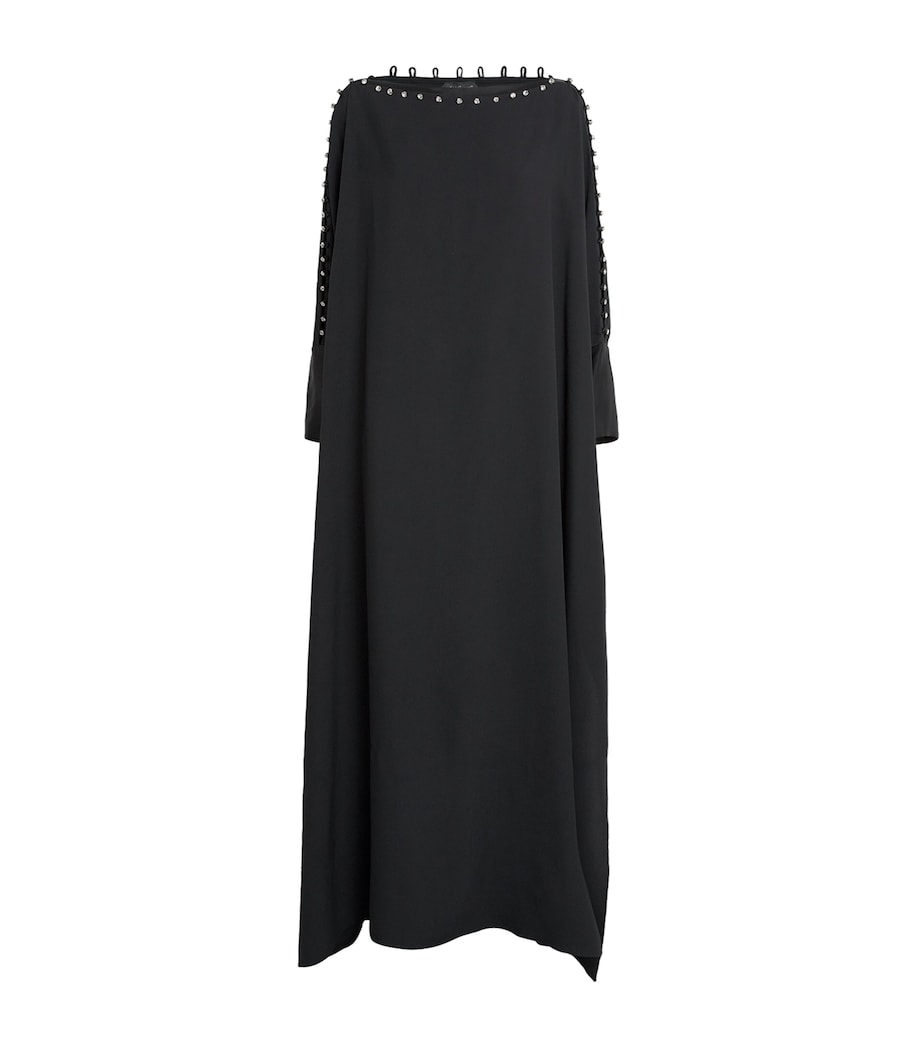 Mila Crystal Maxi Kaftan BLACK Image 1