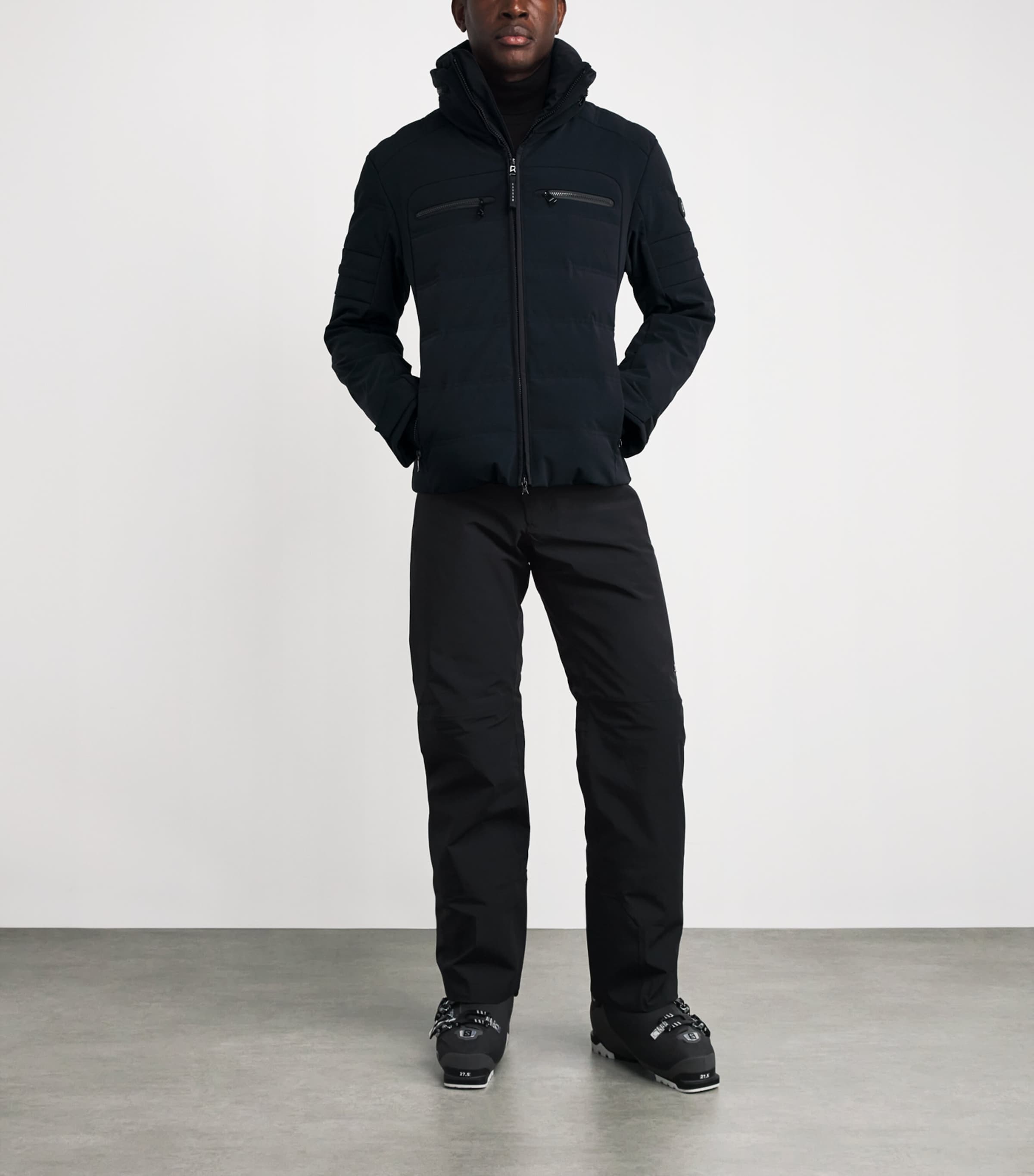 Down Minho Ski Jacket 026-BLACK Image 2