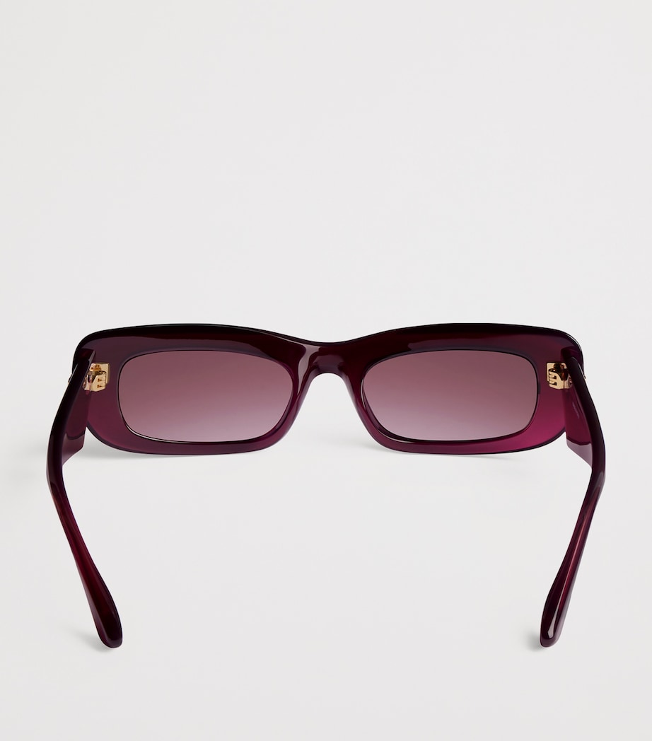 Balenciaga Diva Rectangle Sunglasses Image 4