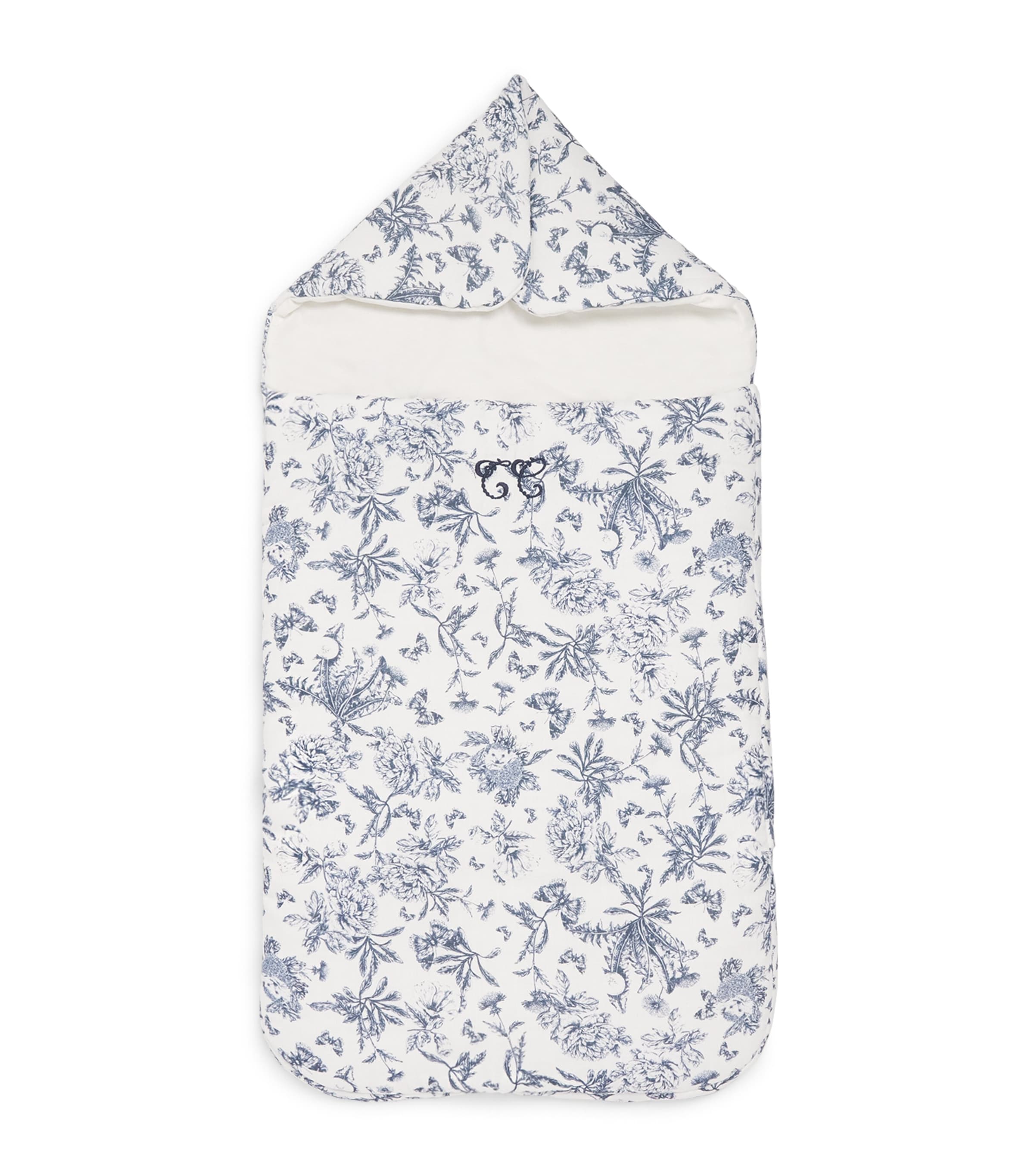 Cotton Toile de Jouy Sleeping Nest 04MARINE Image 1