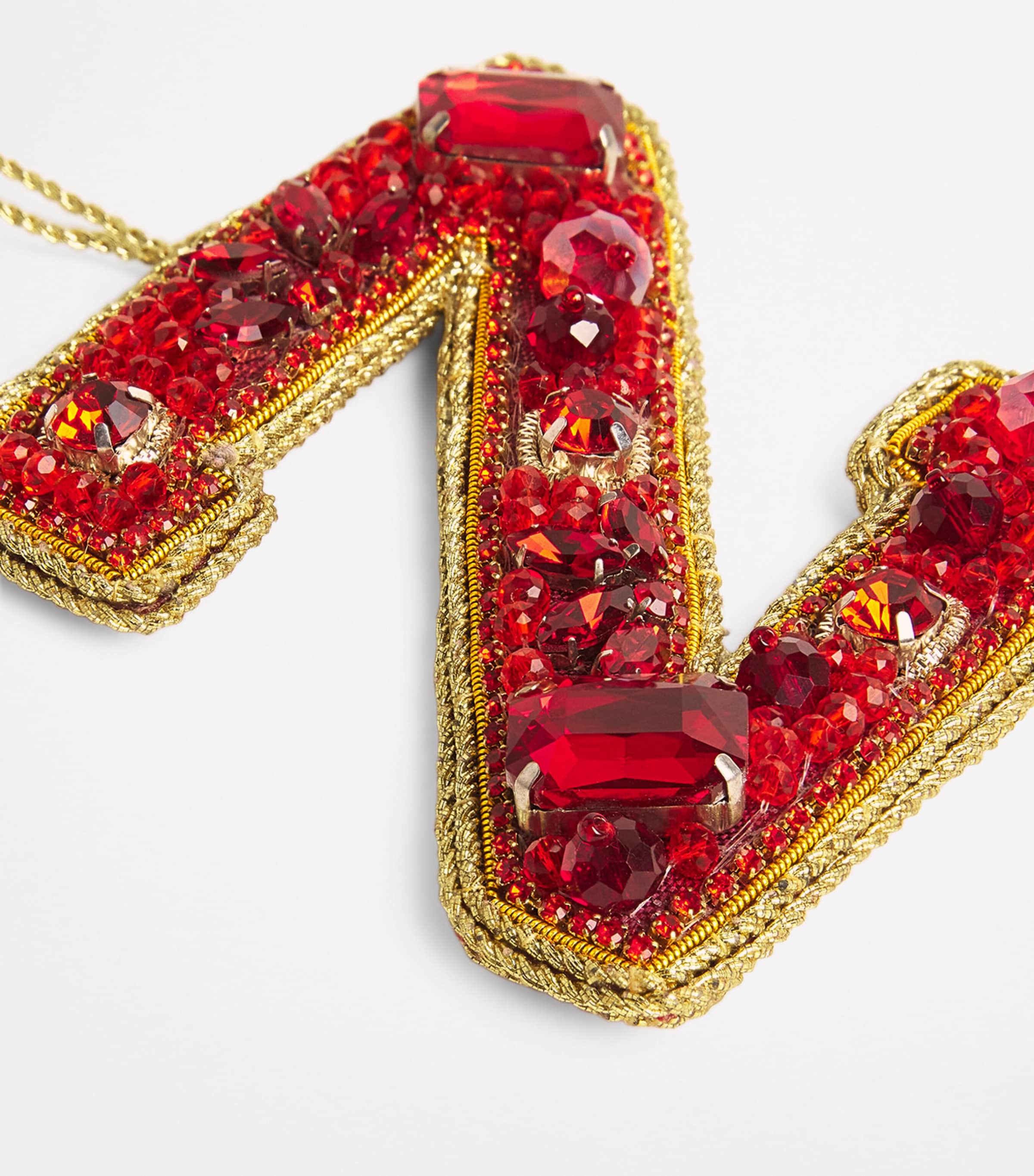 Embellished Z Tree Decoration RED Image 2