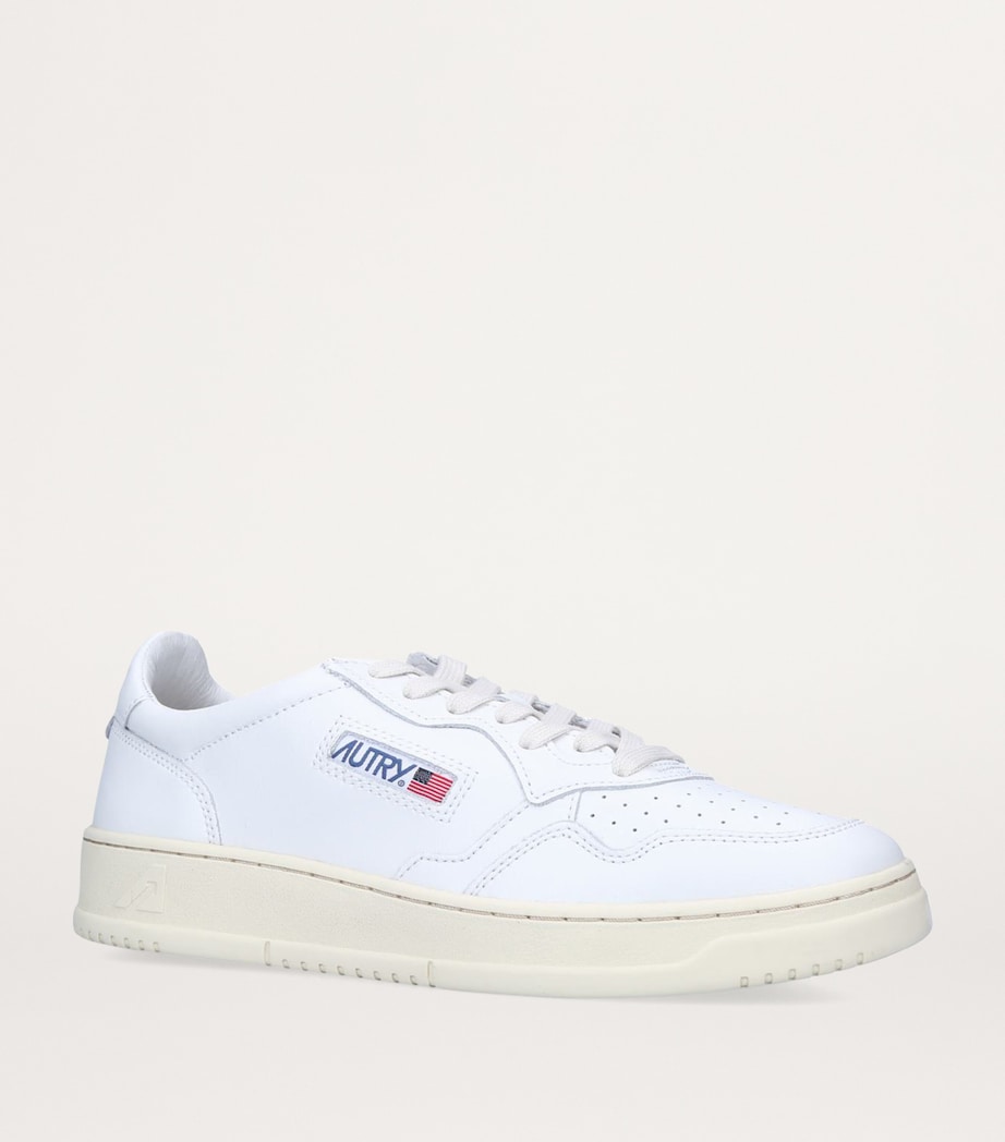 Leather Medalist Sneakers WHITE Image 3